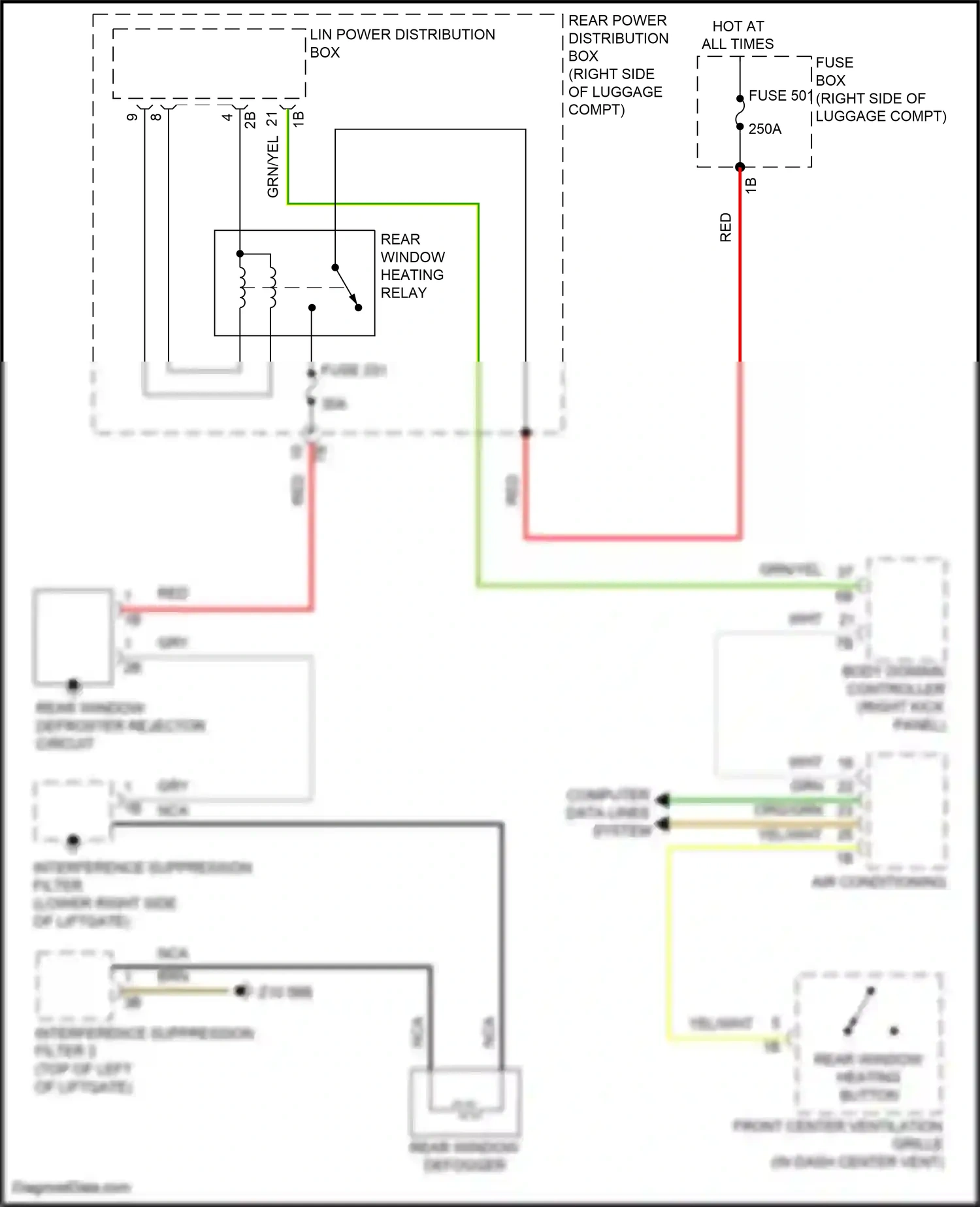 Wiring diagram computer data lines system for BMW X5 G18 facelift (2023-2024) (101 of 120)
