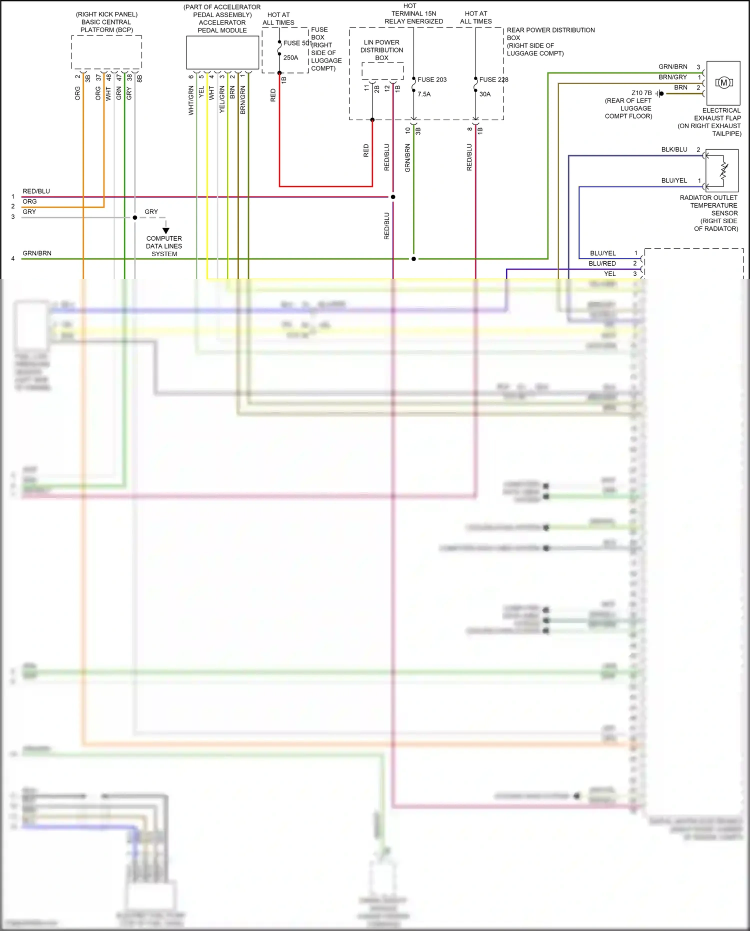 Wiring diagram computer data lines system for BMW X5 G18 facelift (2023-2024) (119 of 120)