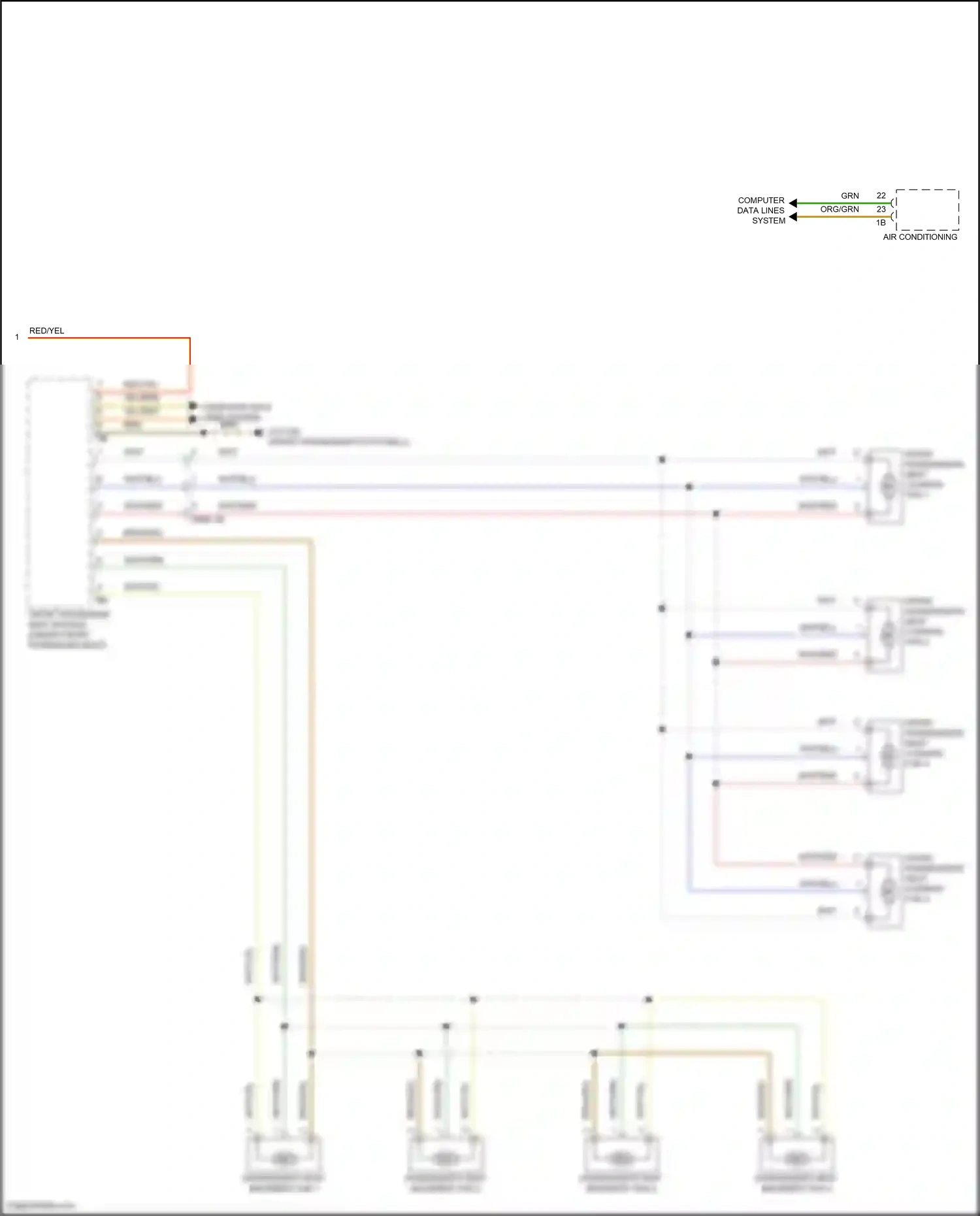 Wiring diagram computer data lines system for BMW X5 G18 facelift (2023-2024) (79 of 120)