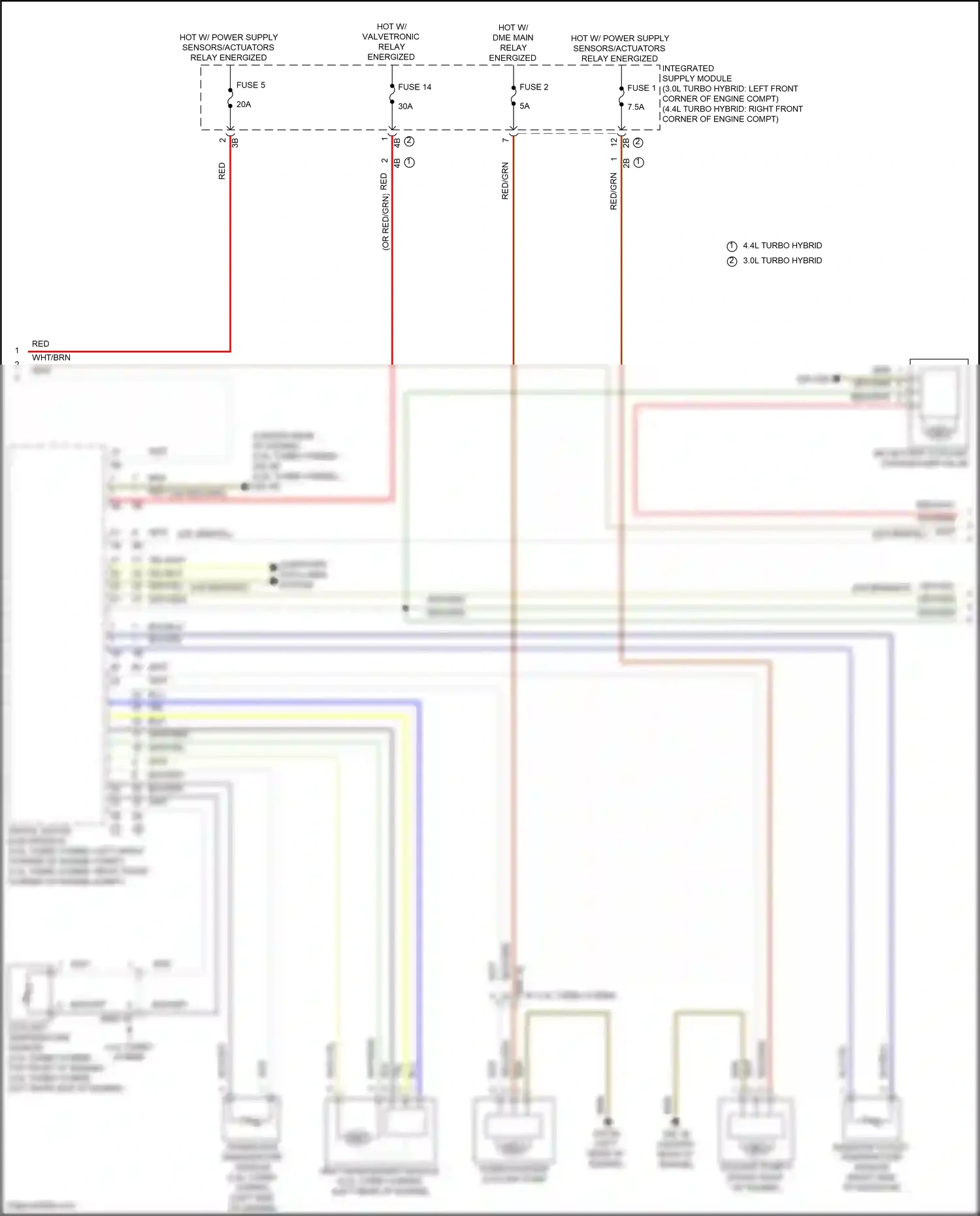 Wiring diagram coolant temperature sensor for BMW X5 G18 facelift (2023-2024) (1 of 5)