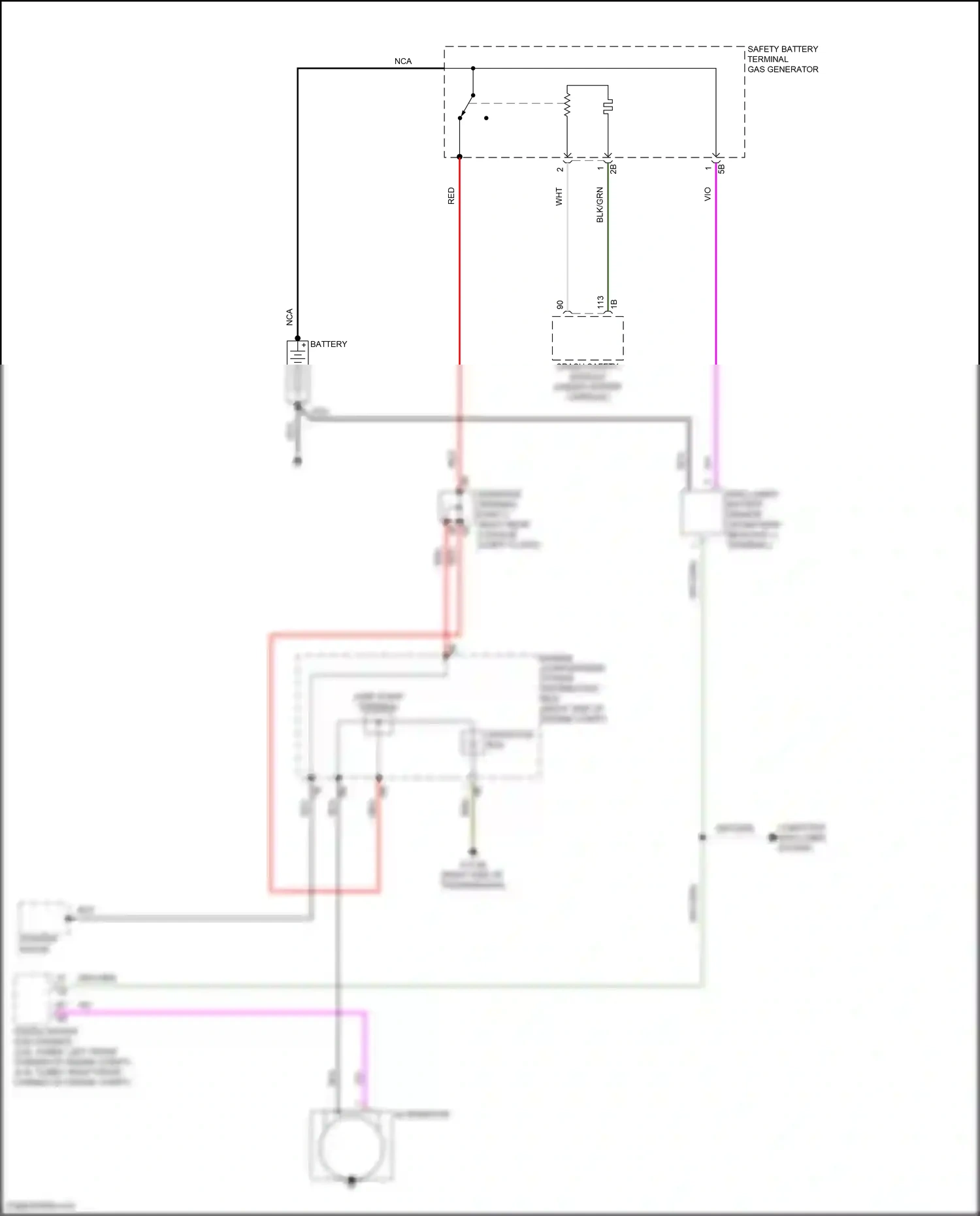 Wiring diagram engine compartment power distribution box for BMW X5 G18 facelift (2023-2024) (12 of 18)