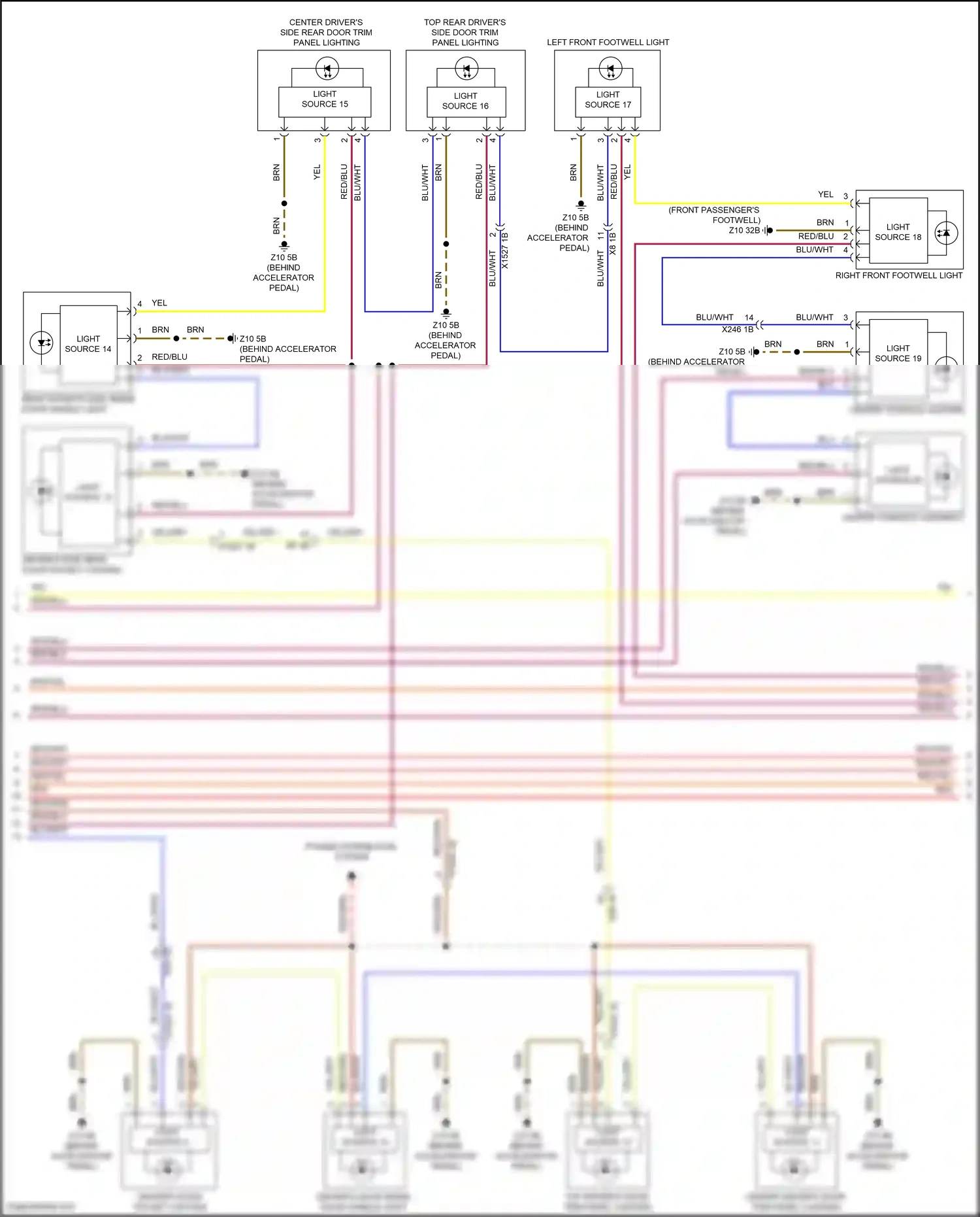 Wiring diagram light source 17 for BMW X5 G18 facelift (2023-2024) (1 of 1)