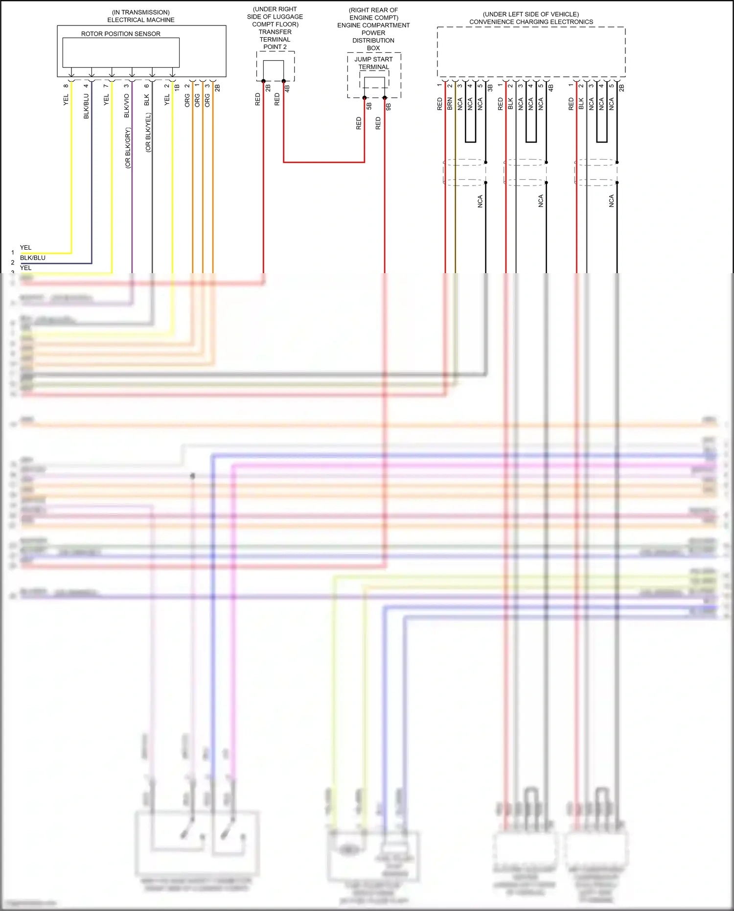 Wiring diagram rotor position sensor for BMW X5 G18 facelift (2023-2024) (1 of 1)