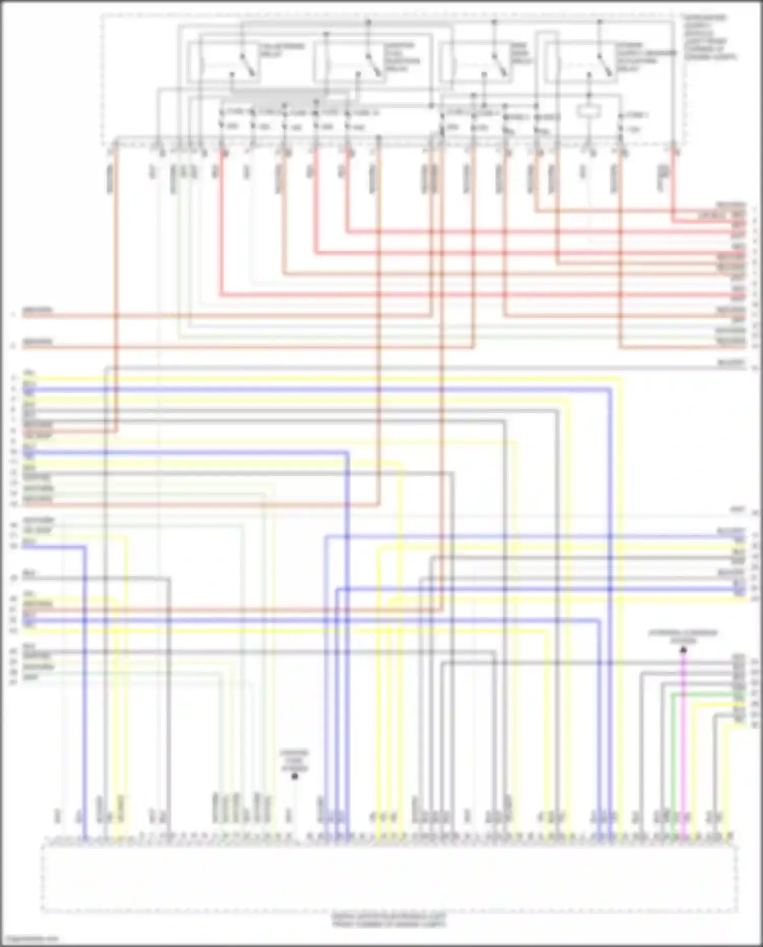 X5 BMW G18 (2022-2023): Wiring diagram engine performance 3.0l turbo, early production (3 of 6)