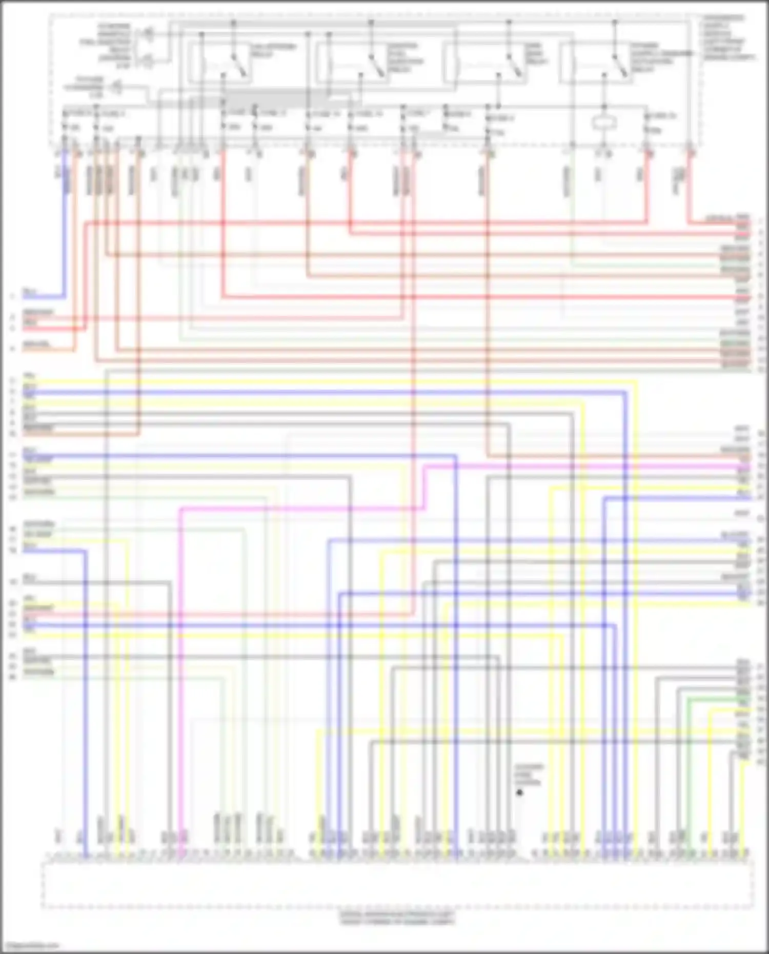 X5 BMW G18 (2022-2023): Wiring diagram engine performance 3.0l turbo, late production (5 of 9)