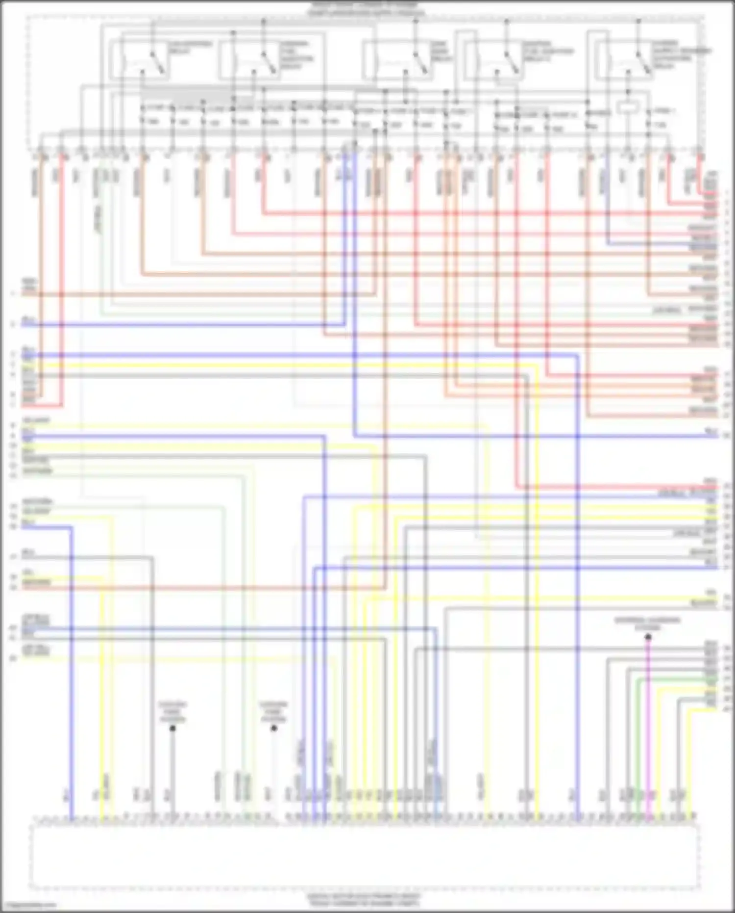 X5 BMW G18 (2022-2023): Wiring diagram engine performance 4.4l turbo (3 of 11)