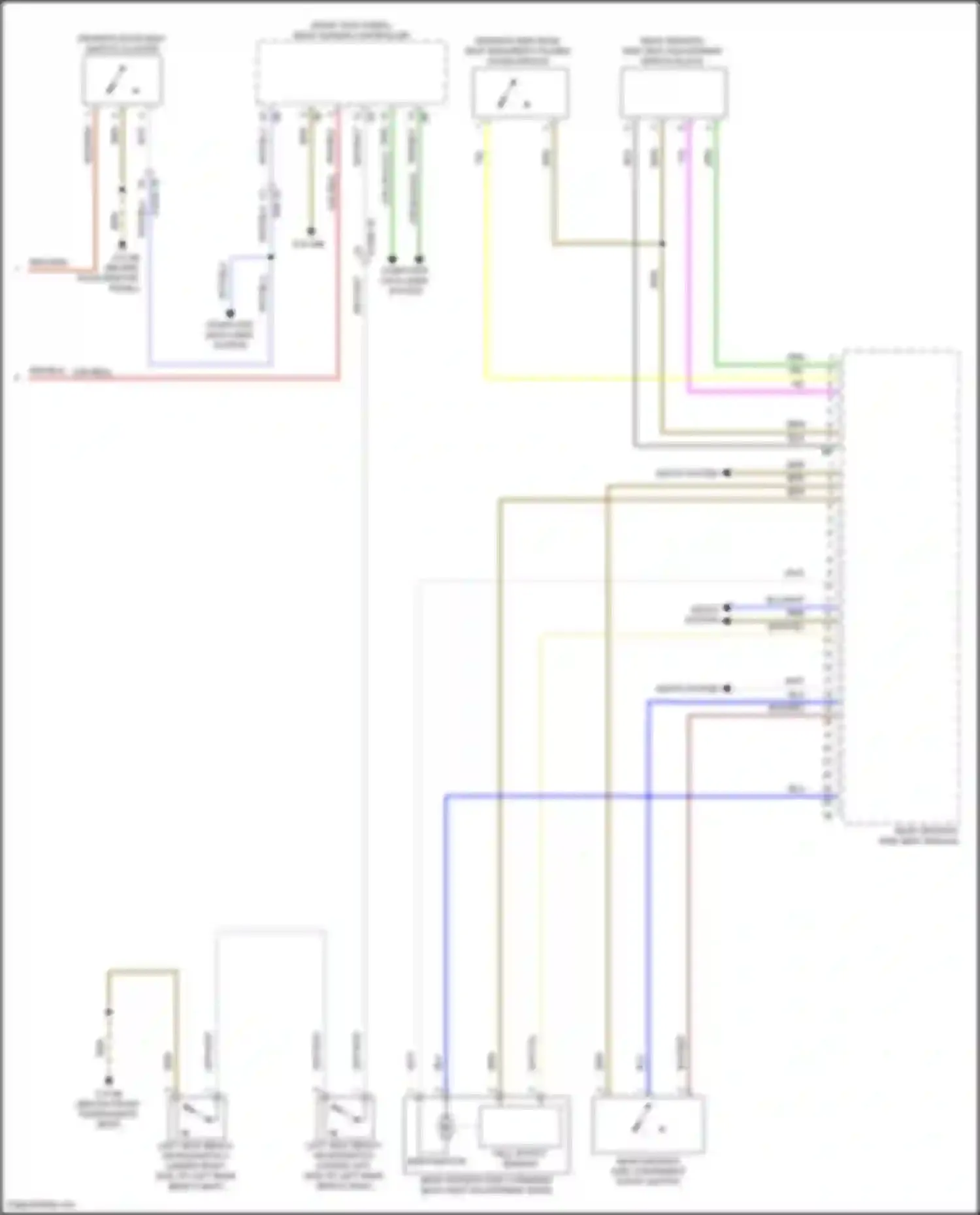 X5 BMW G18 (2022-2023): Left memory rear seat circuit (2 of 2)