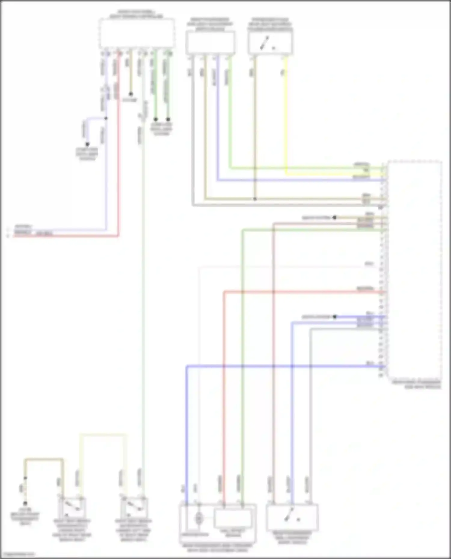 X5 BMW G18 (2022-2023): Right memory rear seat circuit (2 of 2)