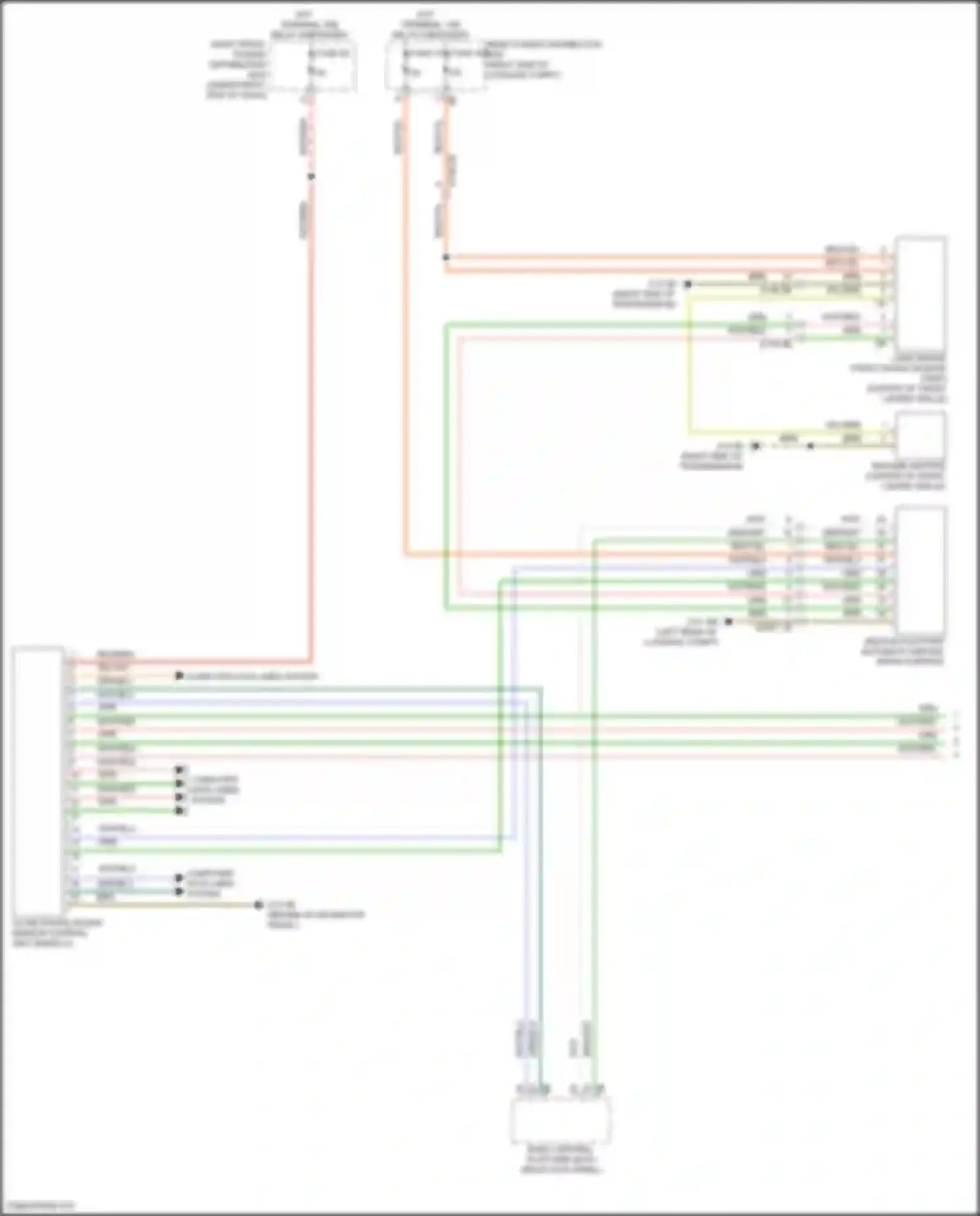 X5 BMW G18 (2022-2023): Driver assistance circuit (1 of 2)