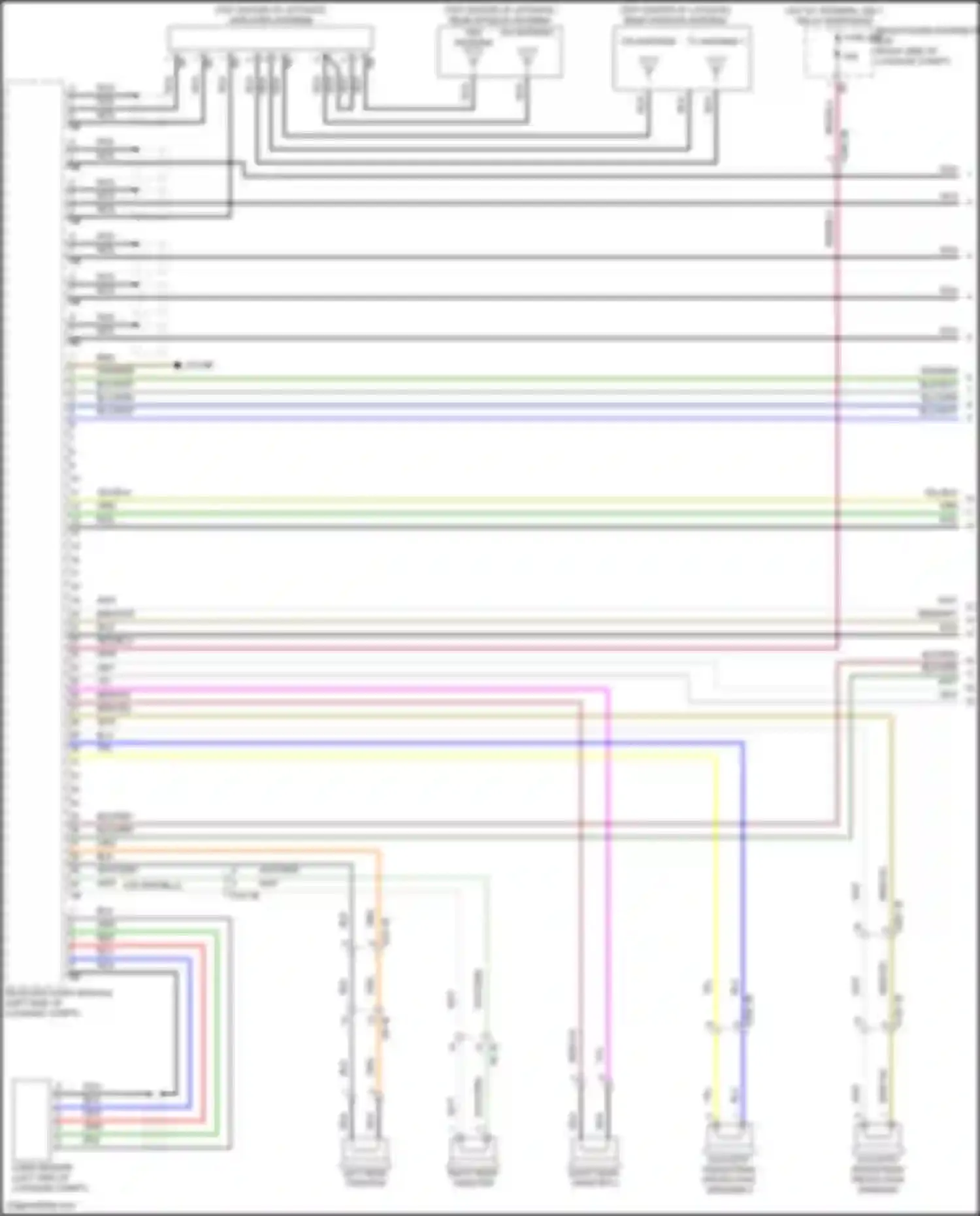X5 BMW G18 (2022-2023): Navigation circuit, high level (1 of 6)