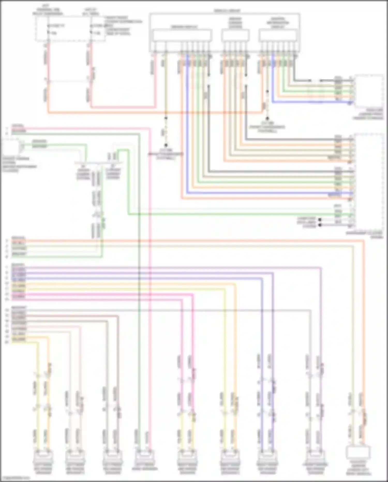 X5 BMW G18 (2022-2023): Navigation circuit, high level (6 of 6)