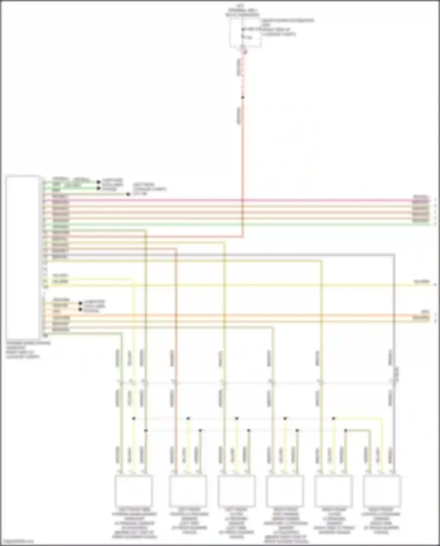 X5 BMW G18 (2022-2023): Parking assistant circuit, w/ parking maneuvering assistant (1 of 2)