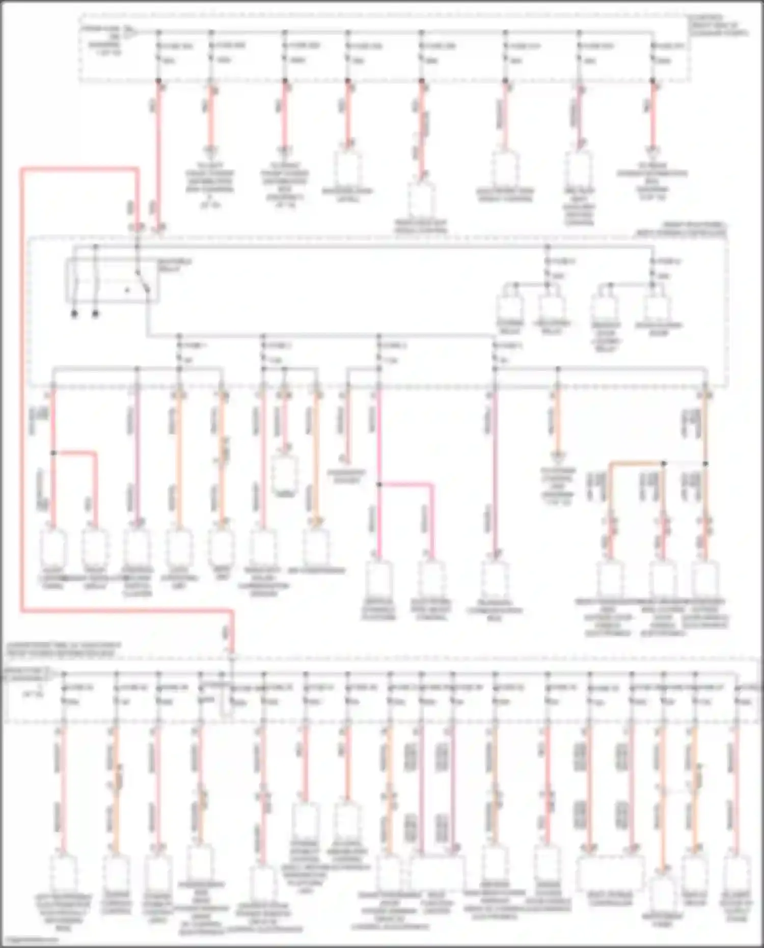X5 BMW G18 (2022-2023): Power distribution circuit (2 of 10)