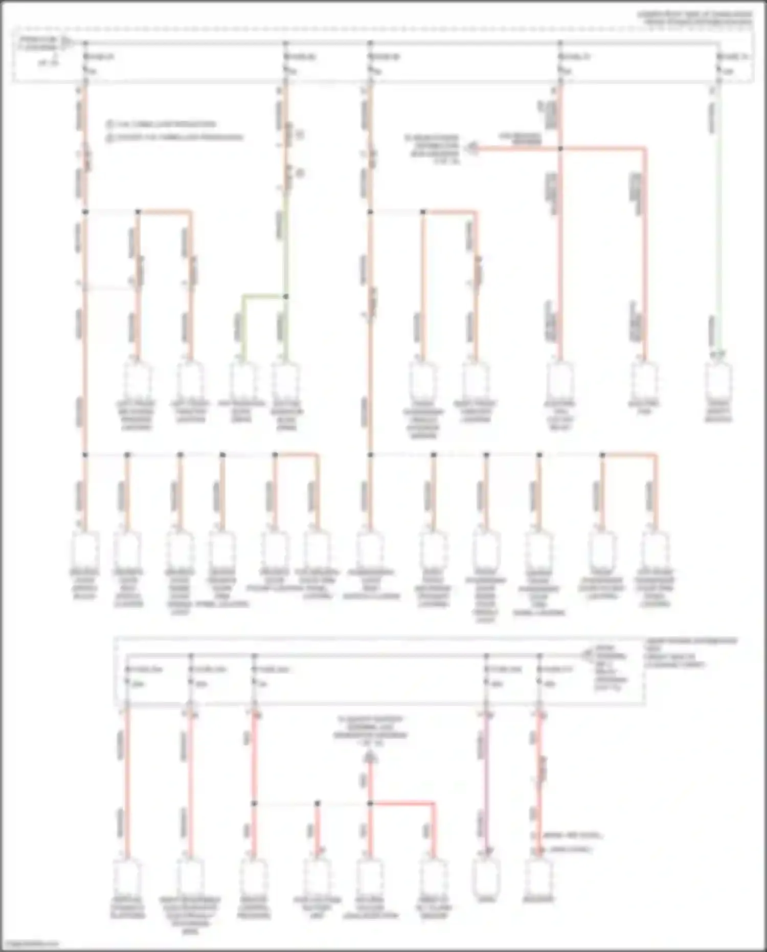 X5 BMW G18 (2022-2023): Power distribution circuit (5 of 10)