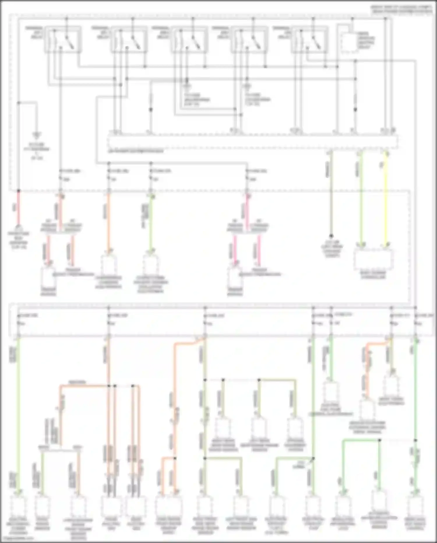 X5 BMW G18 (2022-2023): Power distribution circuit (6 of 10)