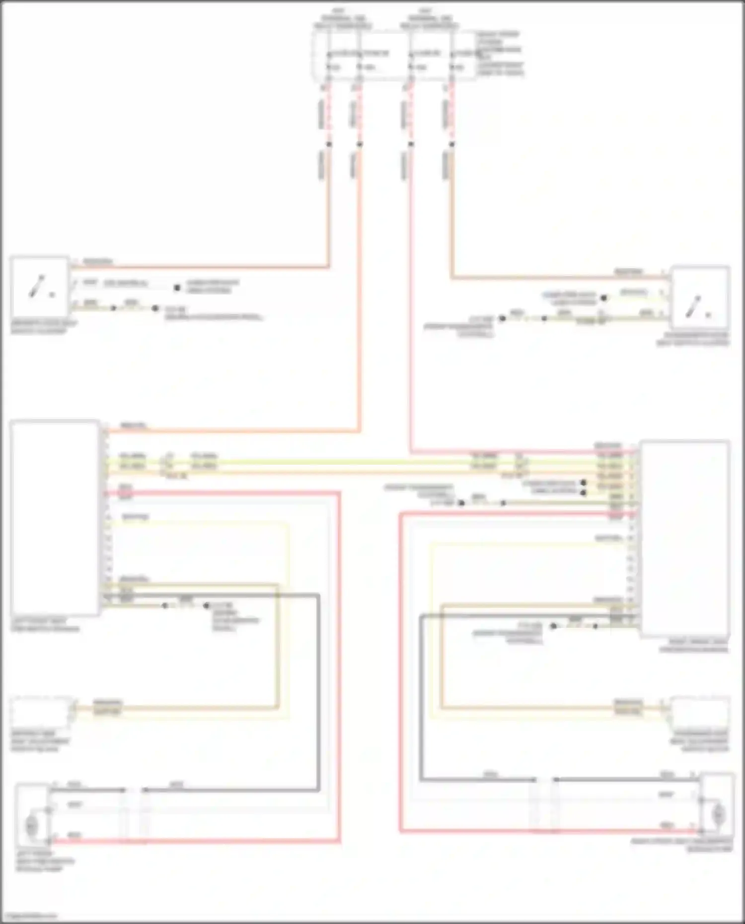 X5 BMW G18 (2022-2023): Pneumatics seat circuit