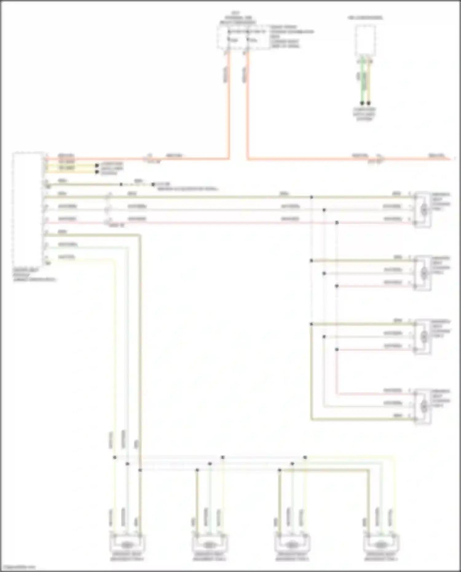 X5 BMW G18 (2022-2023): Seat ventilation circuit (1 of 2)
