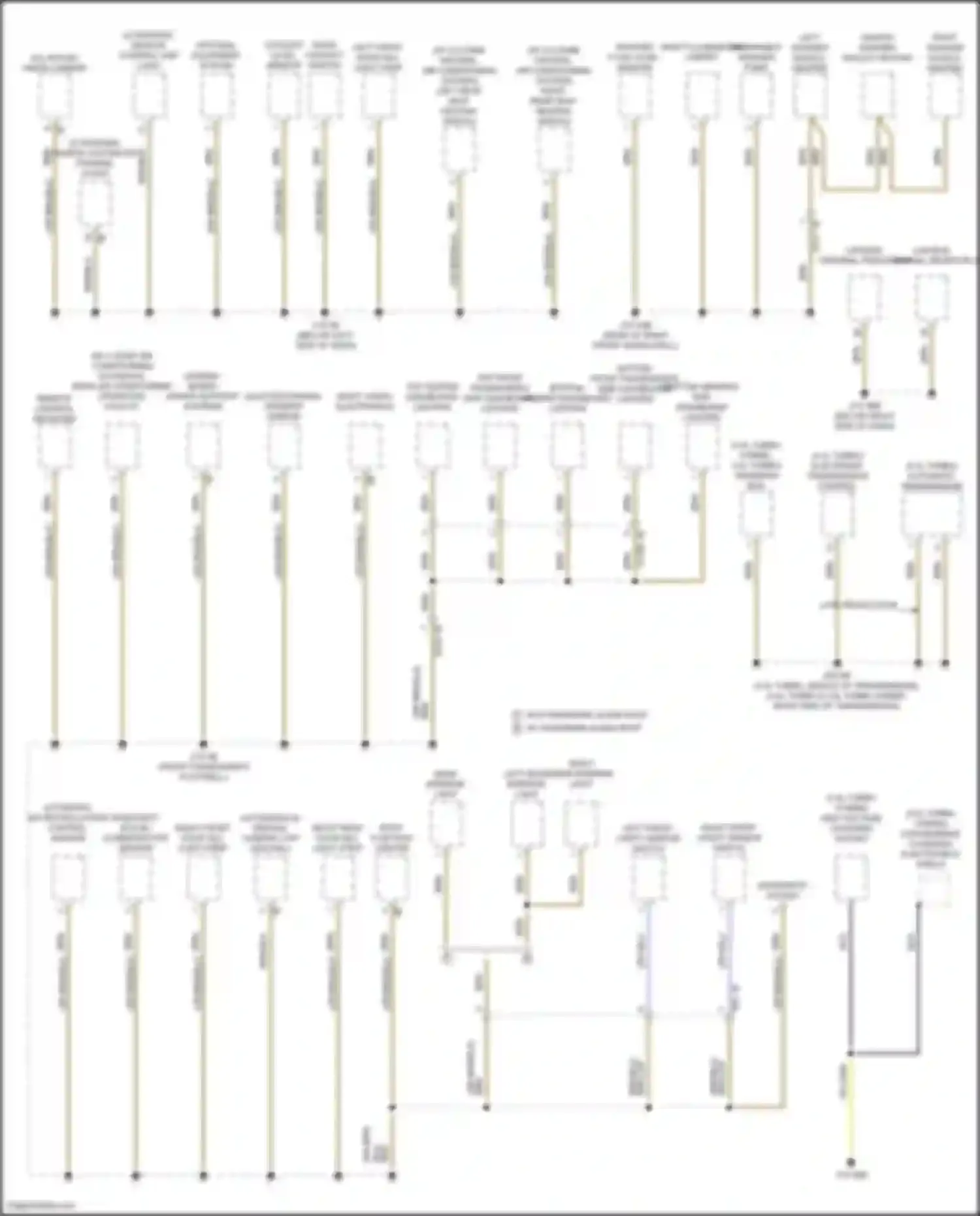 Wiring diagram all round vision camera for BMW X5 G18 (2022-2023) (3 of 4)