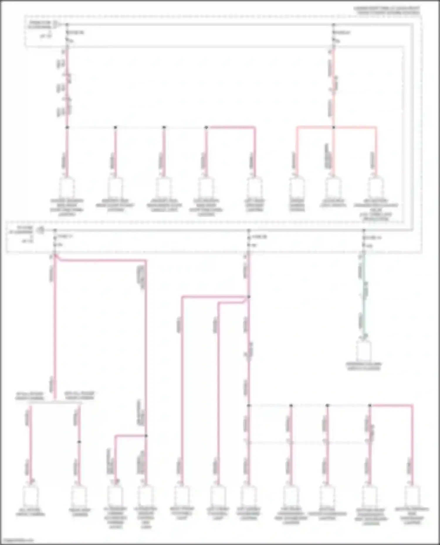 Wiring diagram all round vision camera for BMW X5 G18 (2022-2023) (4 of 4)