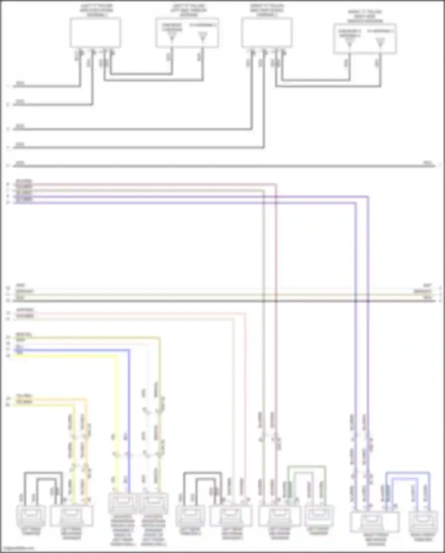 Wiring diagram amplifier signal antenna 3 for BMW X5 G18 (2022-2023) (3 of 6)
