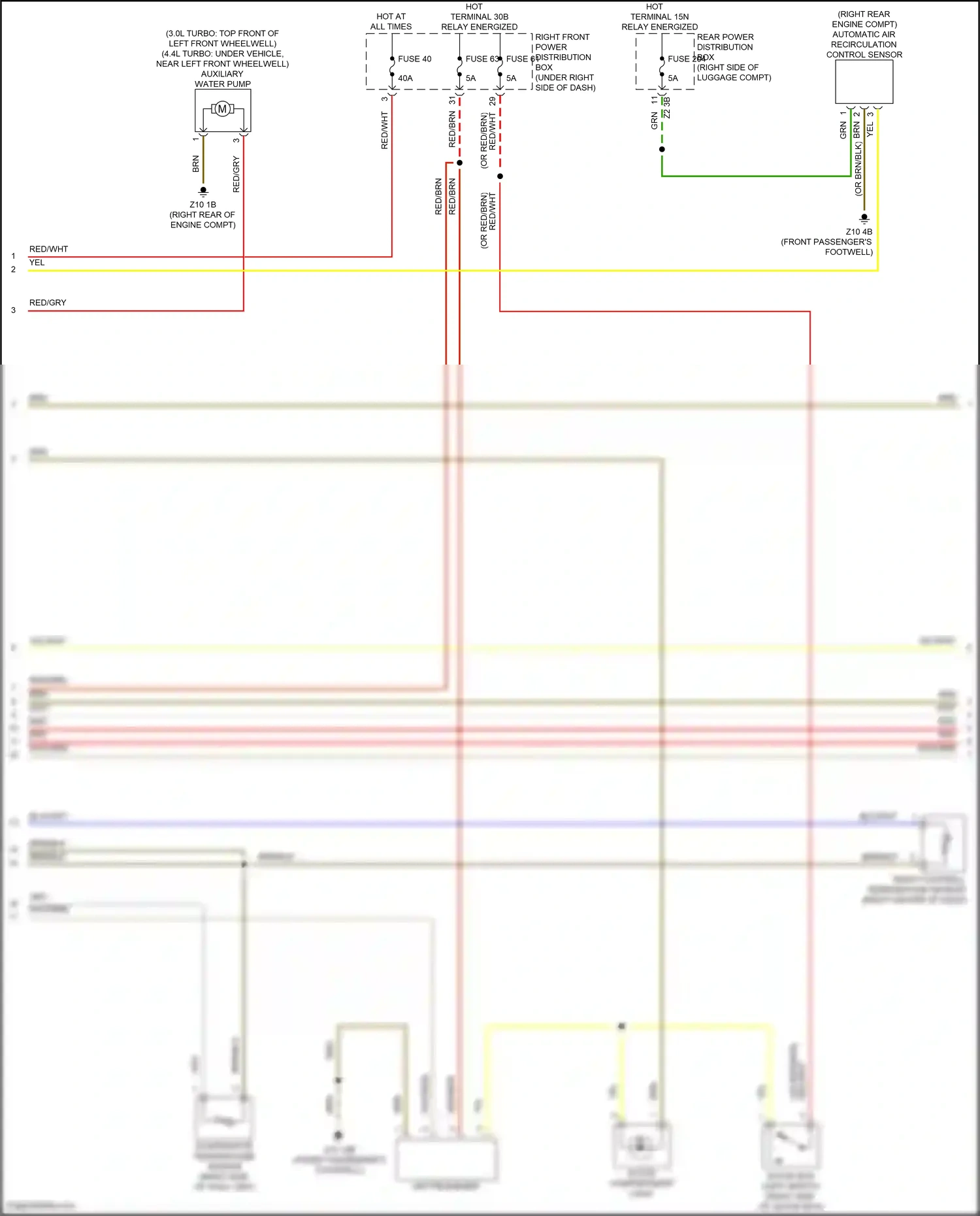 BMW X5 G18 (2022-2023) automatic air recirculation control sensor wiring diagram  (1 of 4)