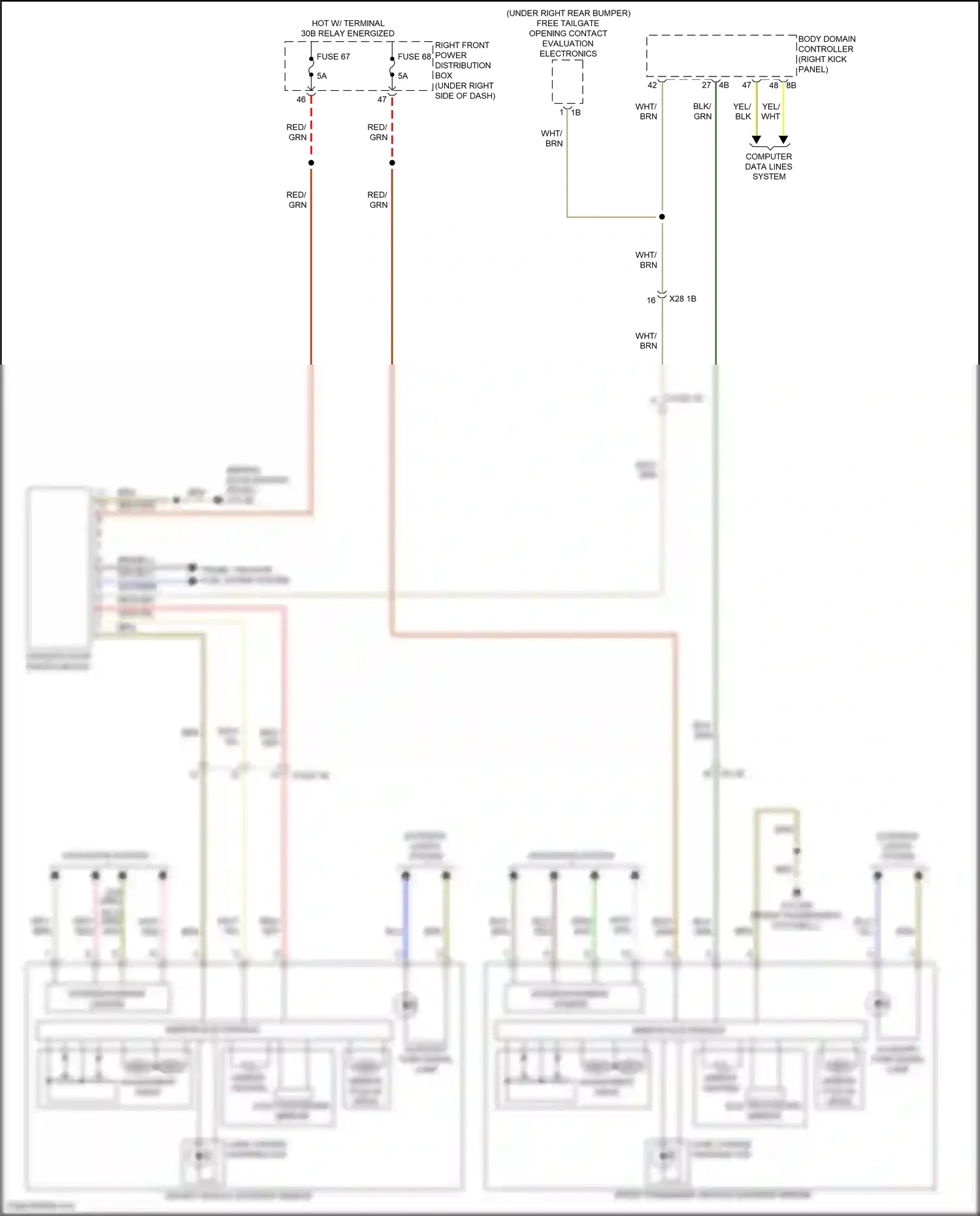 BMW X5 G18 (2022-2023) body domain controller wiring diagram  (13 of 49)