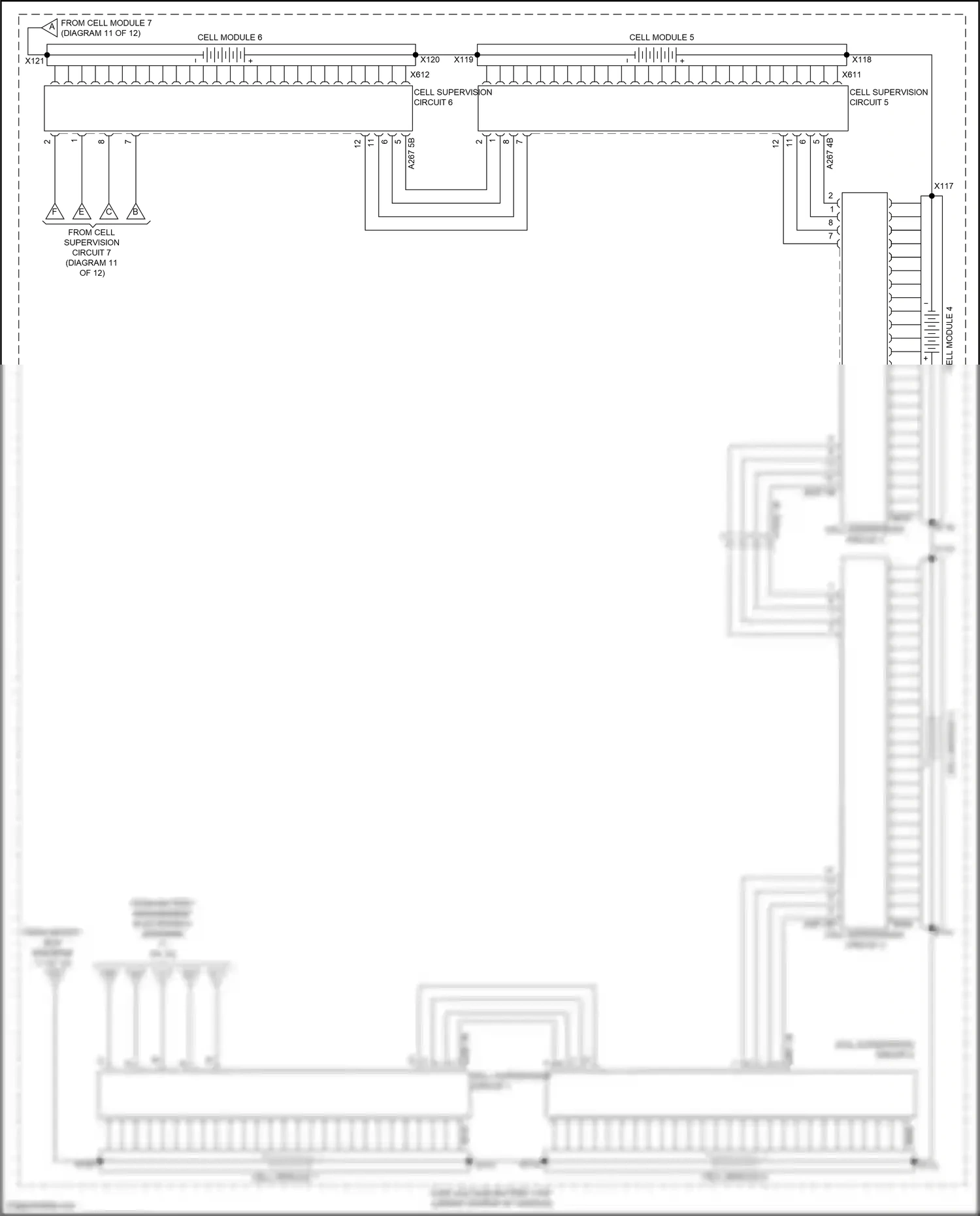 BMW X5 G18 (2022-2023) cell module 6 wiring diagram  (1 of 1)