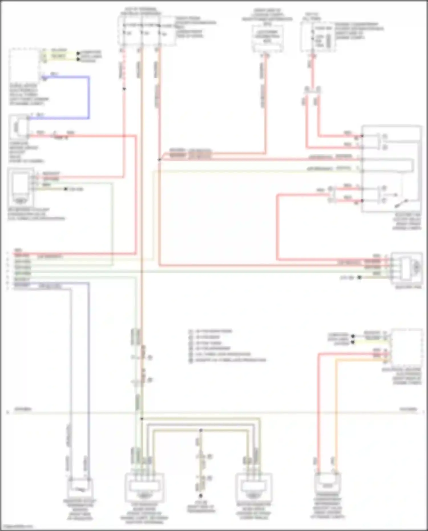 Wiring diagram complete heater circuit shutoff valve for BMW X5 G18 (2022-2023) (2 of 4)