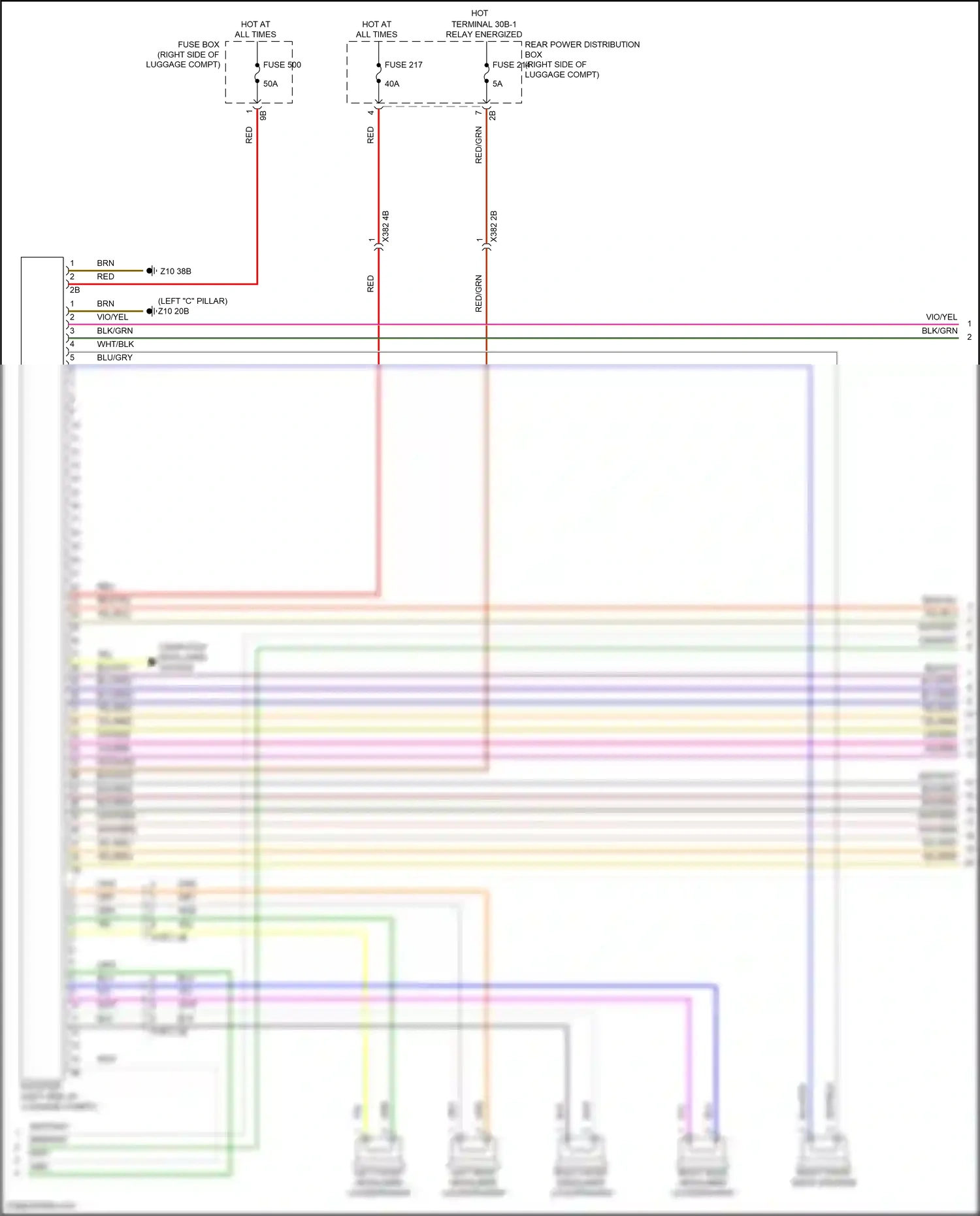 BMW X5 G18 (2022-2023) computer data lines system wiring diagram  (66 of 132)