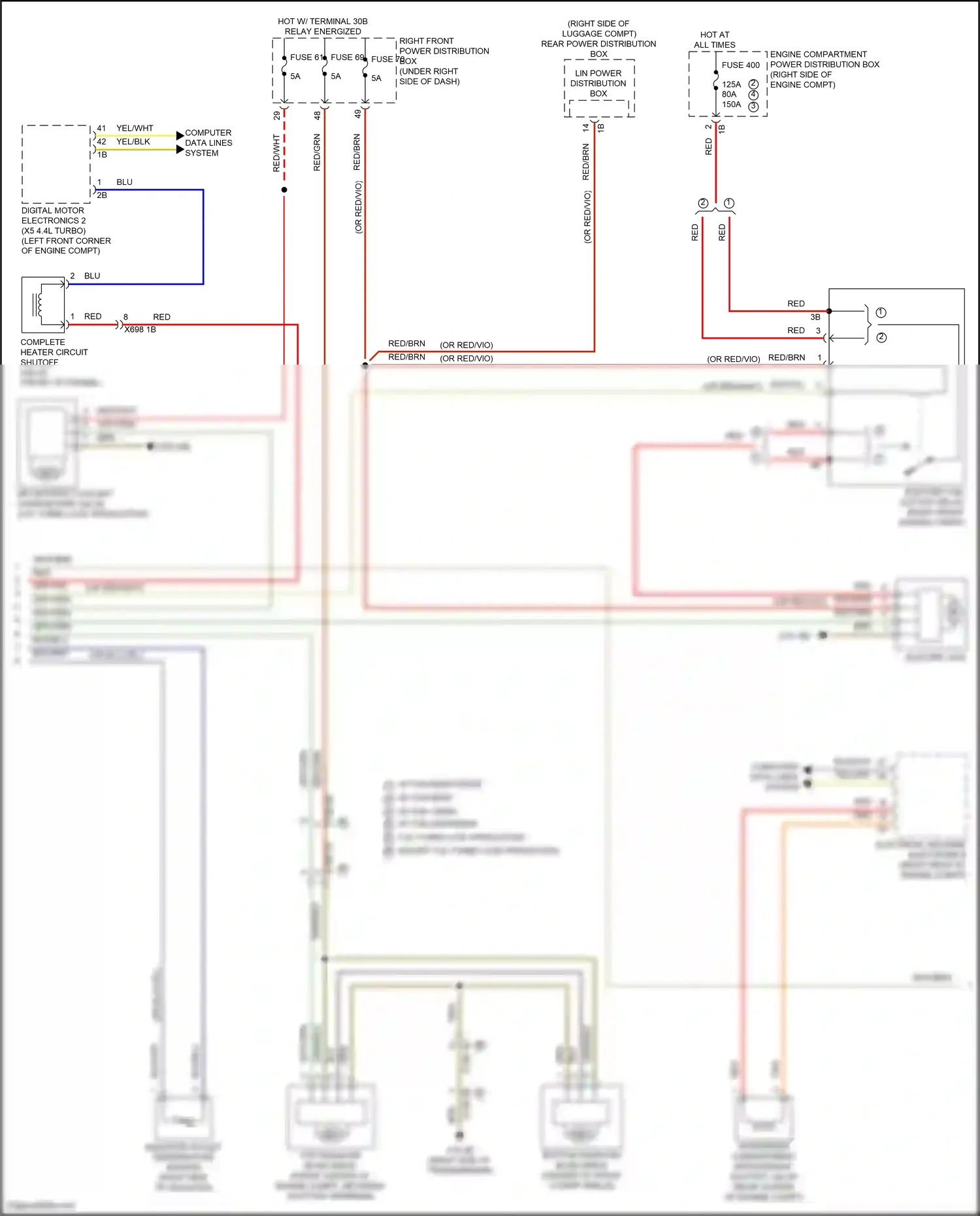 BMW X5 G18 (2022-2023) computer data lines system wiring diagram  (85 of 132)