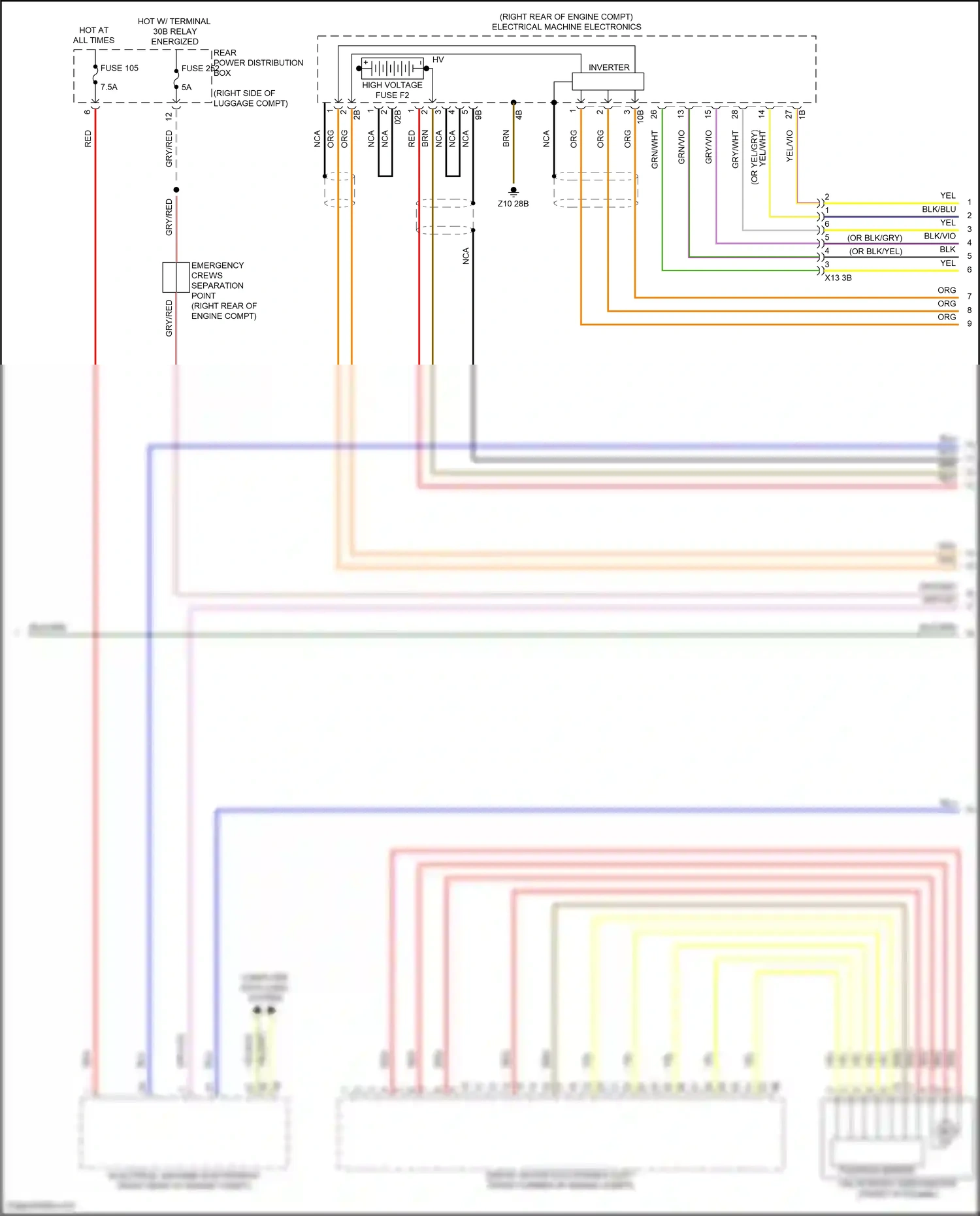 BMW X5 G18 (2022-2023) computer data lines system wiring diagram  (128 of 132)