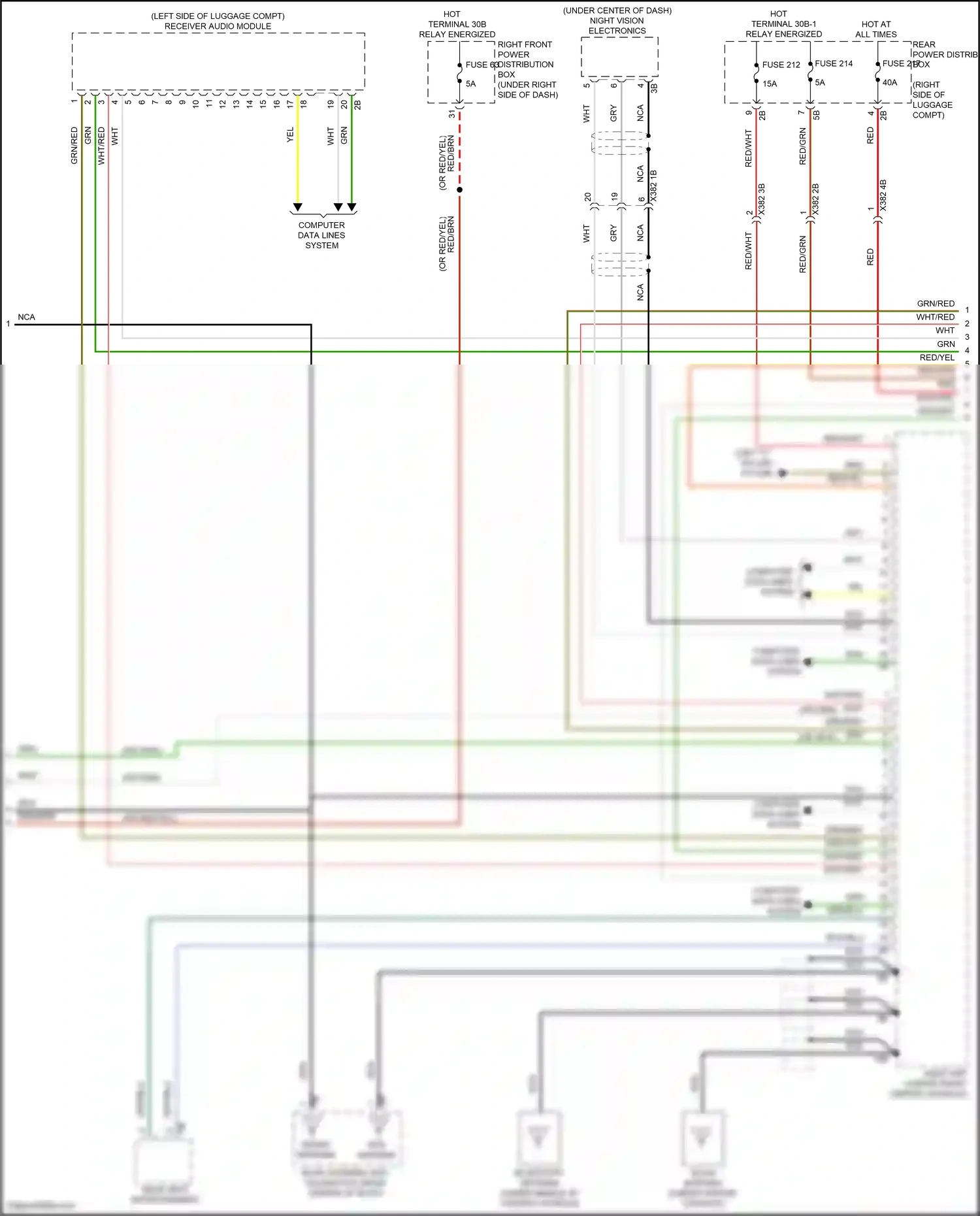 BMW X5 G18 (2022-2023) computer data lines system wiring diagram  (63 of 132)