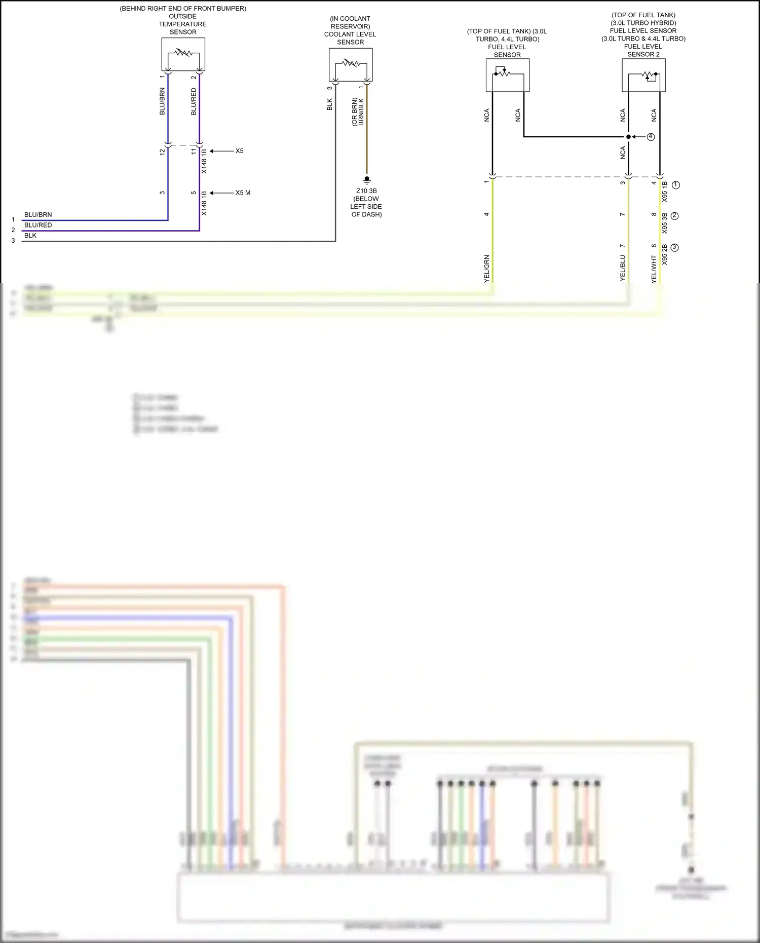BMW X5 G18 (2022-2023) computer data lines system wiring diagram  (43 of 132)
