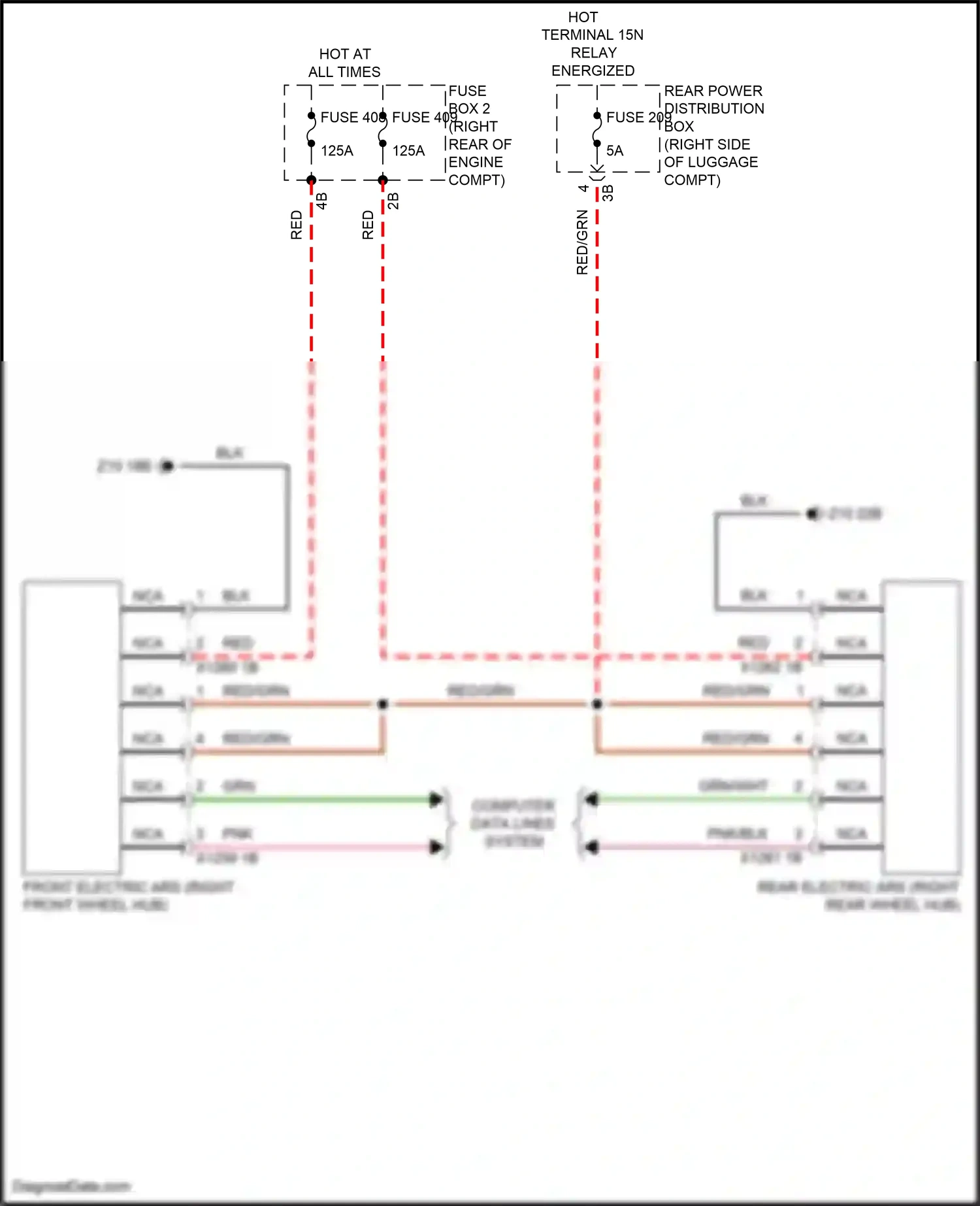 BMW X5 G18 (2022-2023) computer data lines system wiring diagram  (87 of 132)