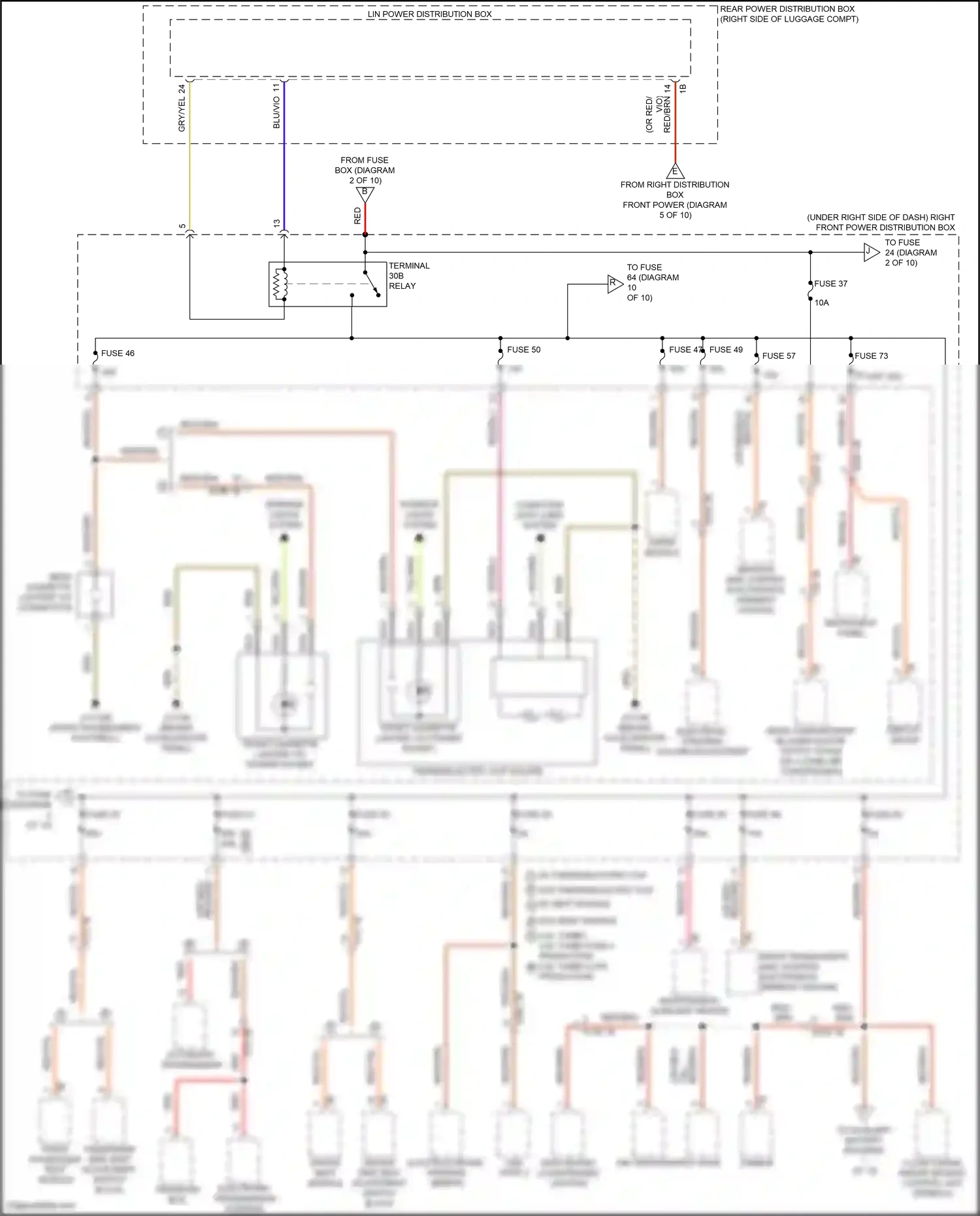 BMW X5 G18 (2022-2023) computer data lines system wiring diagram  (97 of 132)