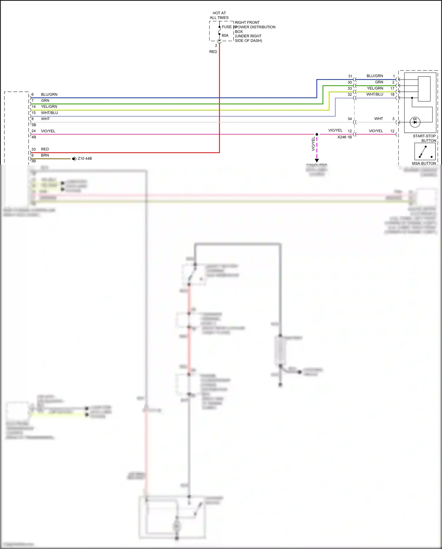 BMW X5 G18 (2022-2023) computer data lines system wiring diagram  (115 of 132)