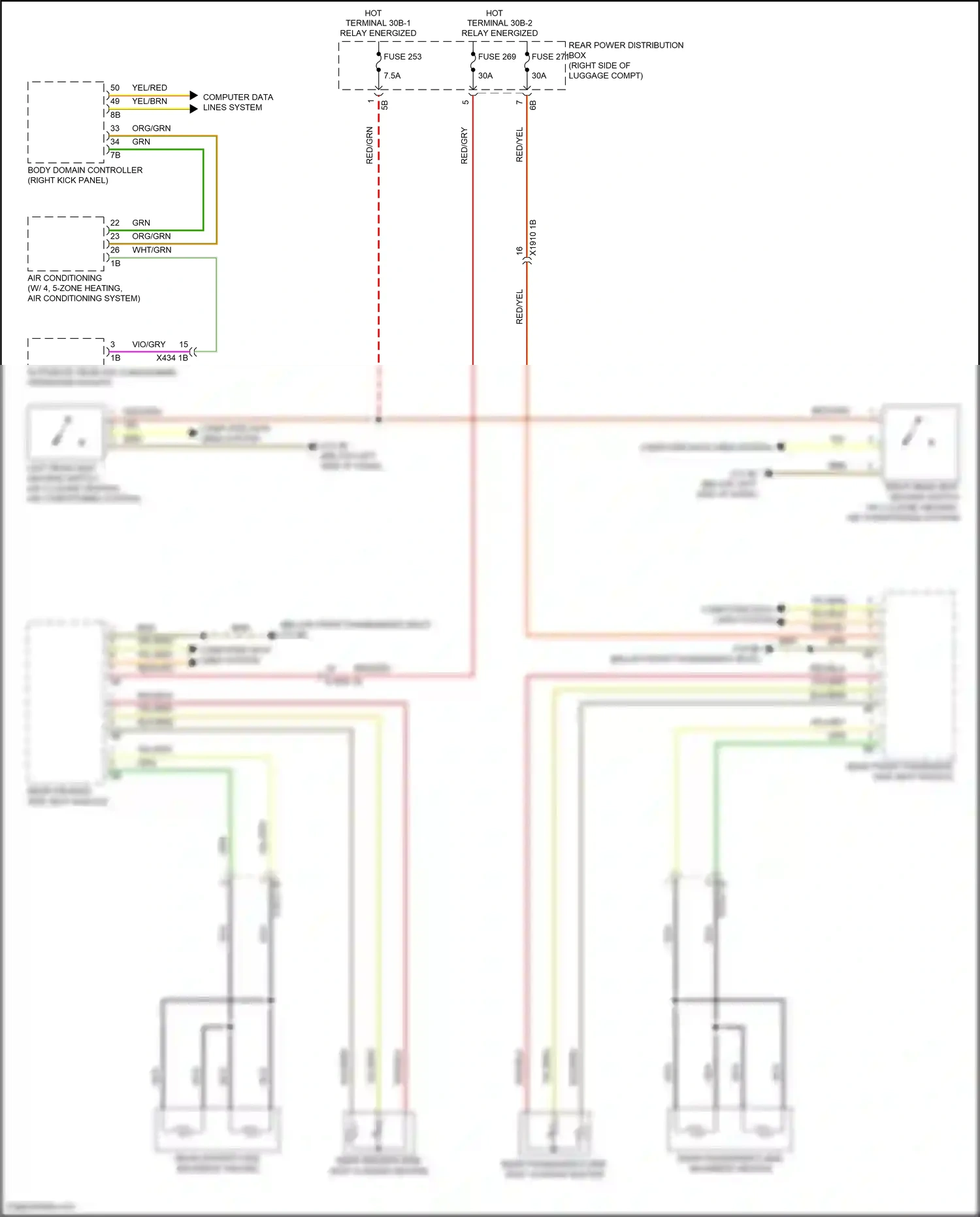 BMW X5 G18 (2022-2023) computer data lines system wiring diagram  (106 of 132)