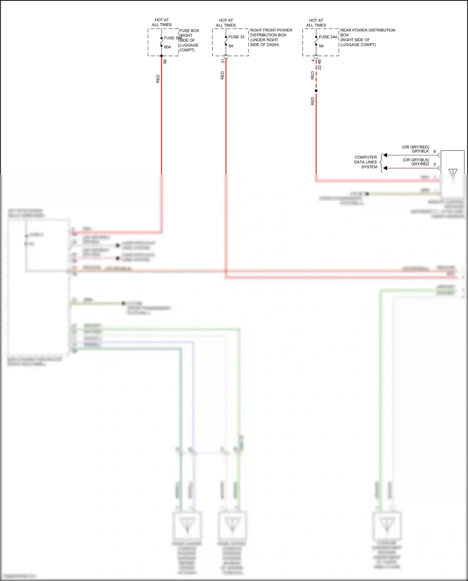 BMW X5 G18 (2022-2023) computer data lines system wiring diagram  (41 of 132)