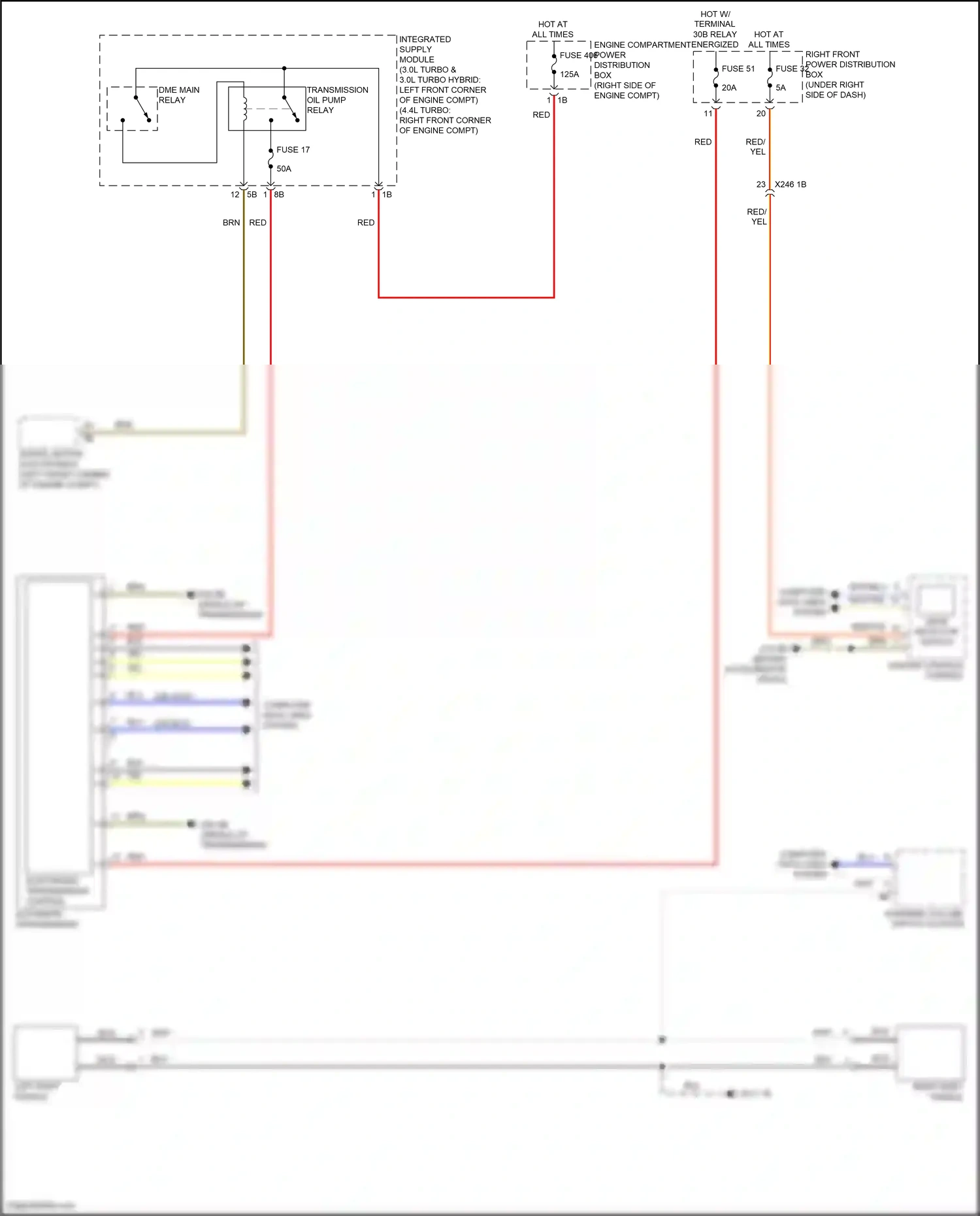 BMW X5 G18 (2022-2023) computer data lines system wiring diagram  (111 of 132)
