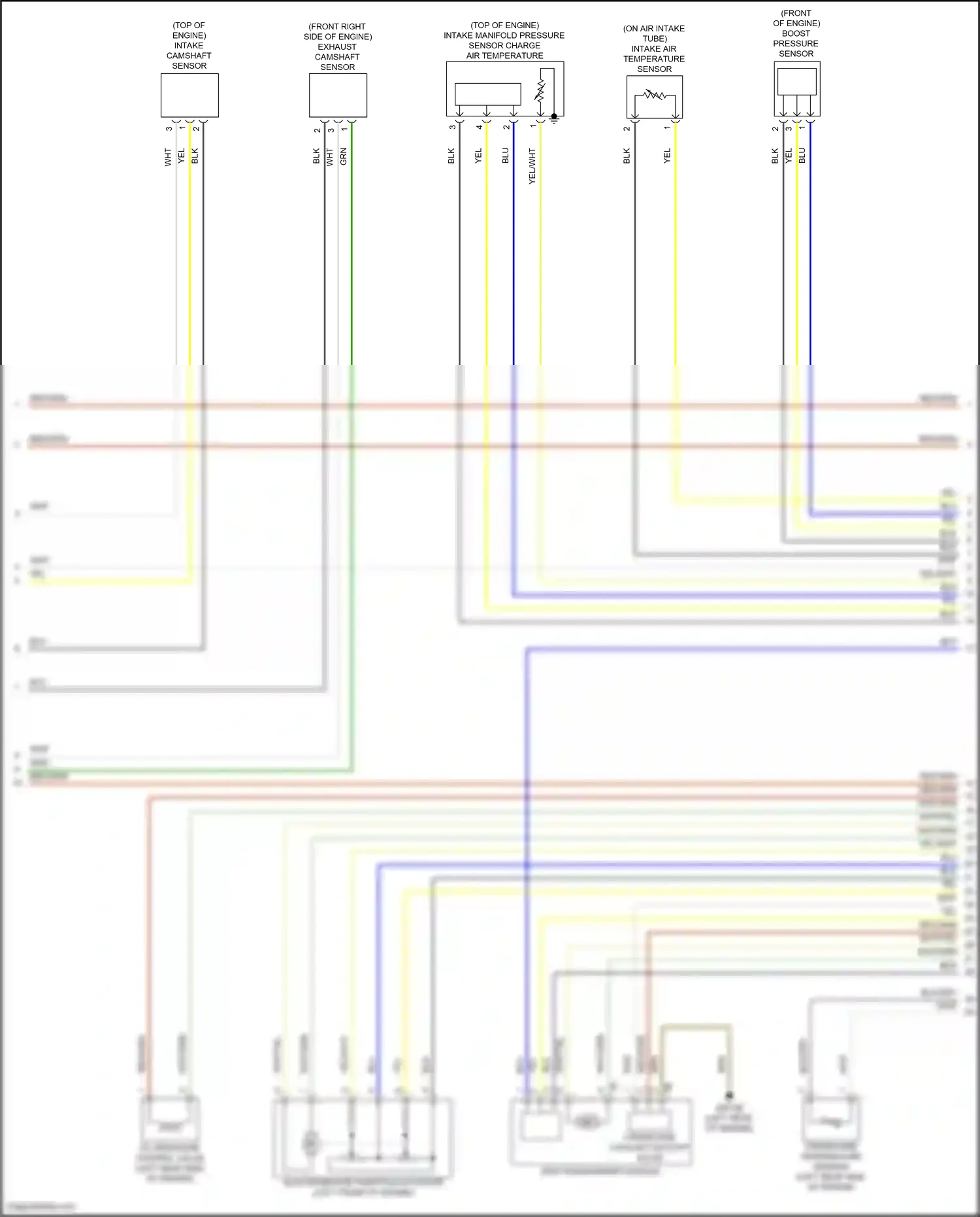 BMW X5 G18 (2022-2023) crankcase temperature sensor wiring diagram  (2 of 3)