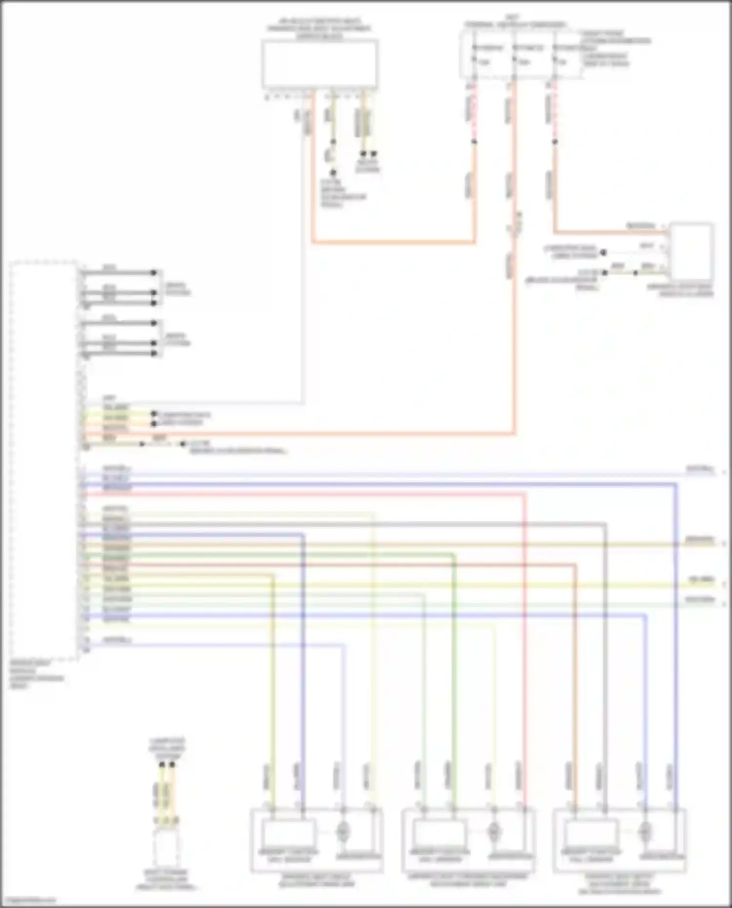 Wiring diagram driver seat module for BMW X5 G18 (2022-2023) (1 of 5)