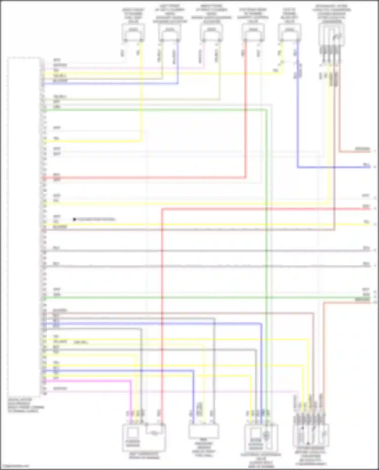 Wiring diagram electrical wastegate valve for BMW X5 G18 (2022-2023) (3 of 3)