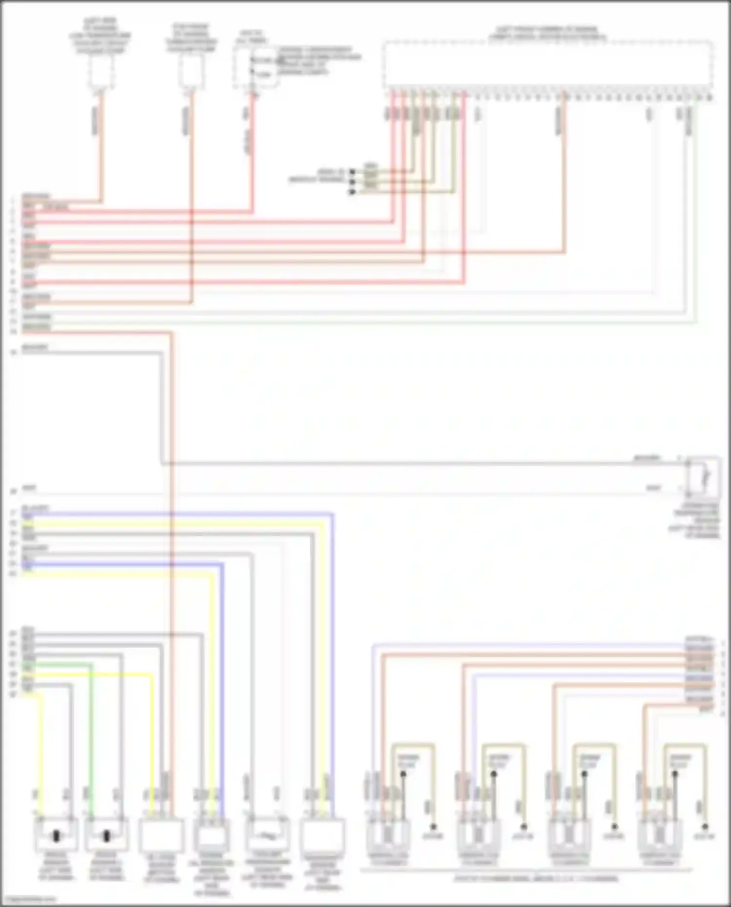Wiring diagram engine compartment power distribution box for BMW X5 G18 (2022-2023) (19 of 22)