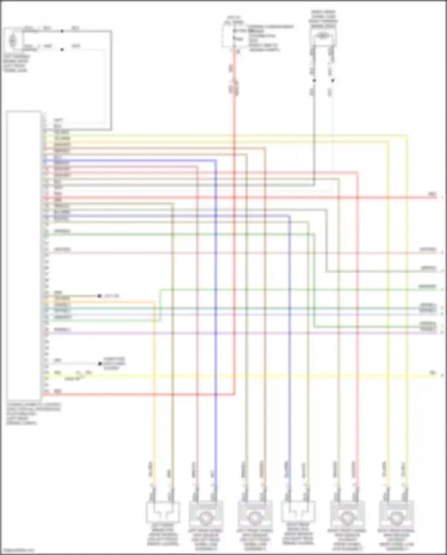 Wiring diagram engine compartment power distribution box for BMW X5 G18 (2022-2023) (2 of 22)