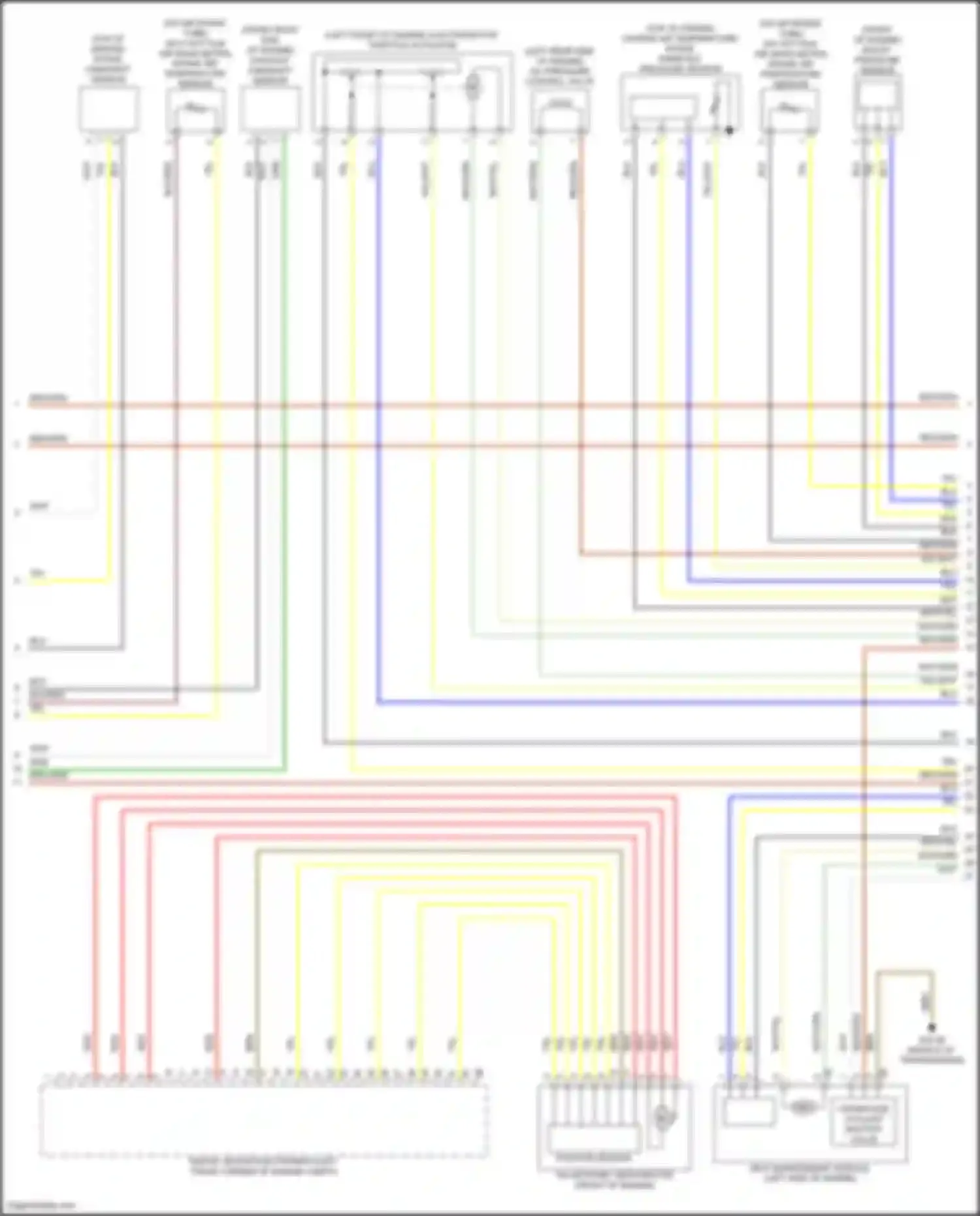 Wiring diagram exhaust camshaft sensor for BMW X5 G18 (2022-2023) (1 of 4)