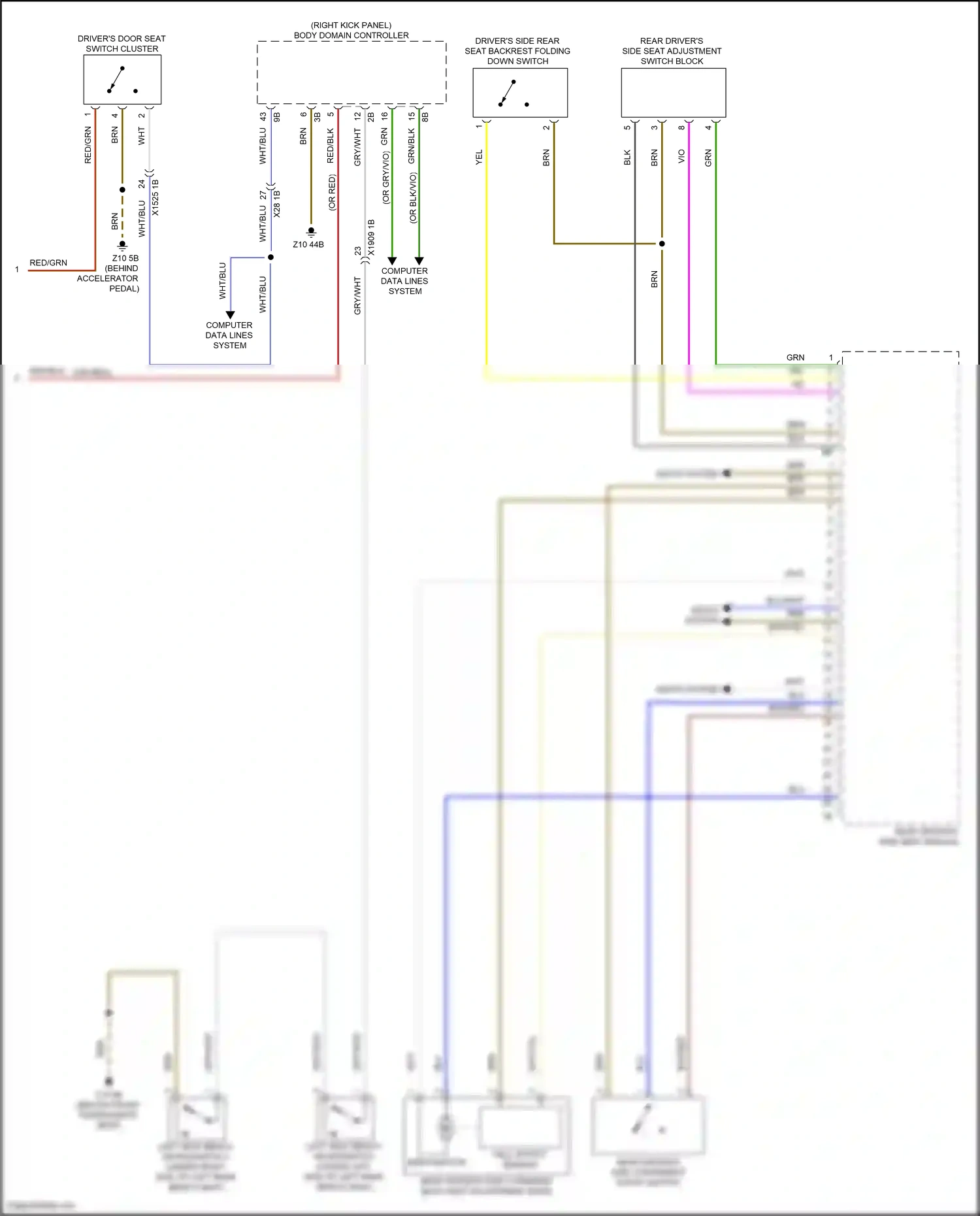 BMW X5 G18 (2022-2023) hall effect sensor wiring diagram  (2 of 4)
