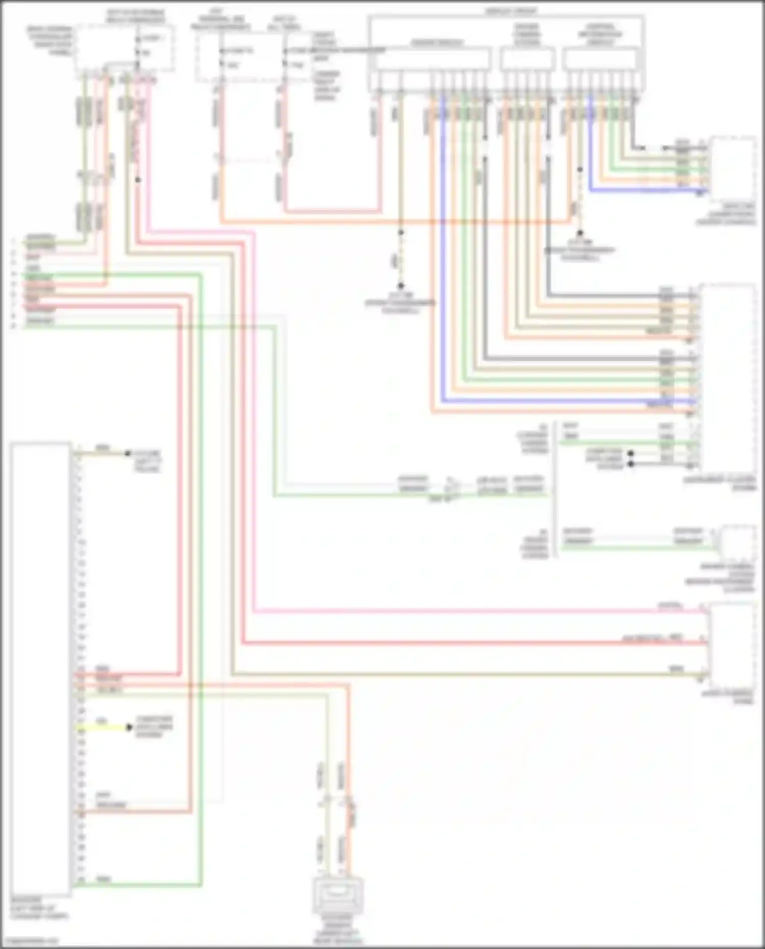 Wiring diagram hot w/ bi-stable relay energized for BMW X5 G18 (2022-2023) (6 of 18)