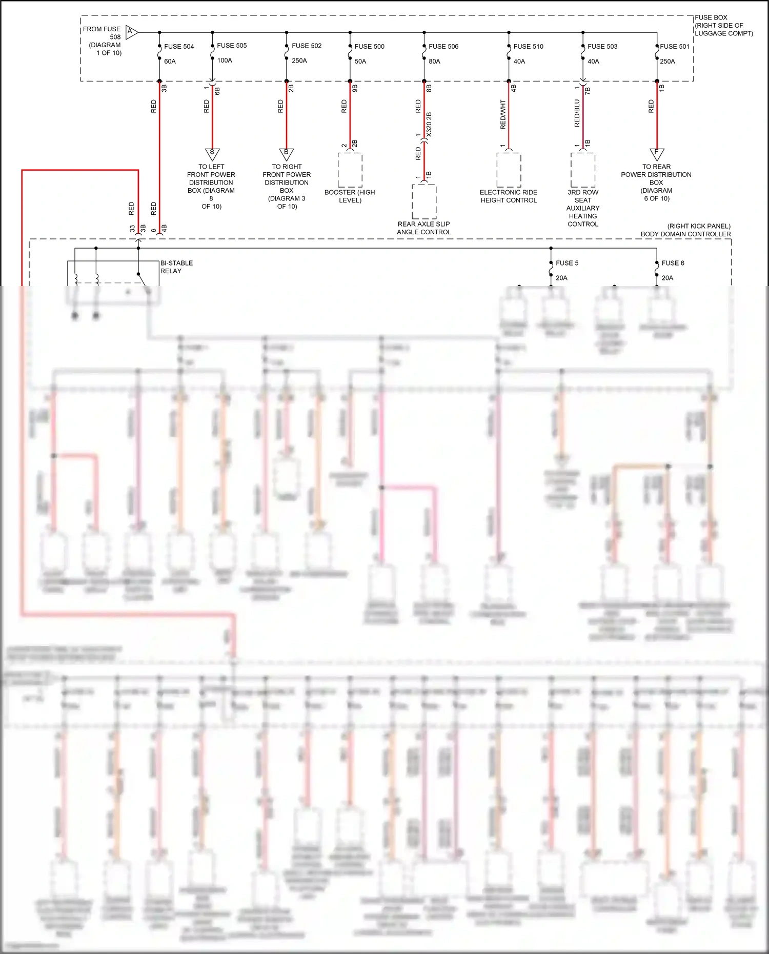 BMW X5 G18 (2022-2023) light operating unit wiring diagram  (5 of 5)