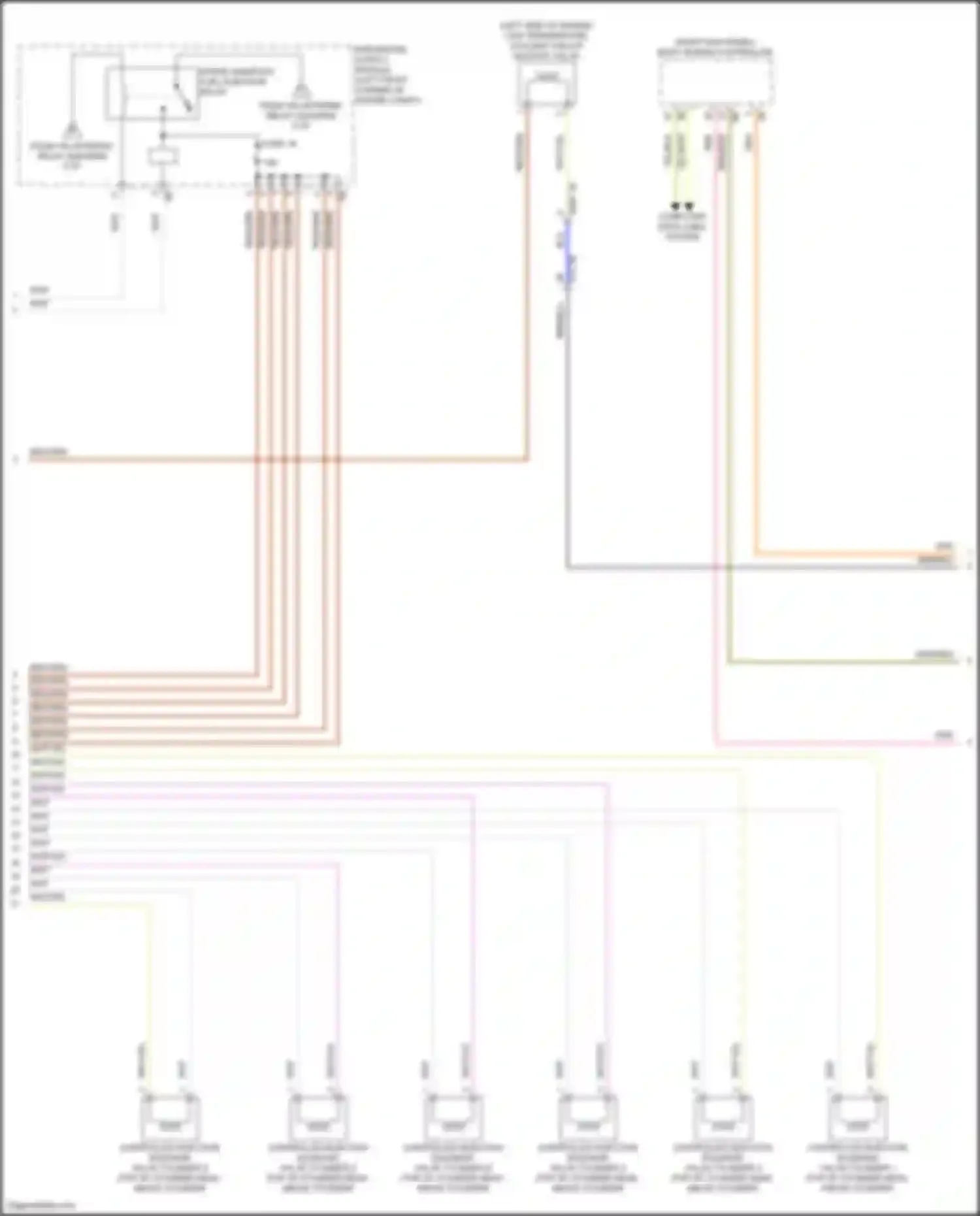 Wiring diagram low temperature coolant circuit shutoff valve for BMW X5 G18 (2022-2023) (1 of 1)