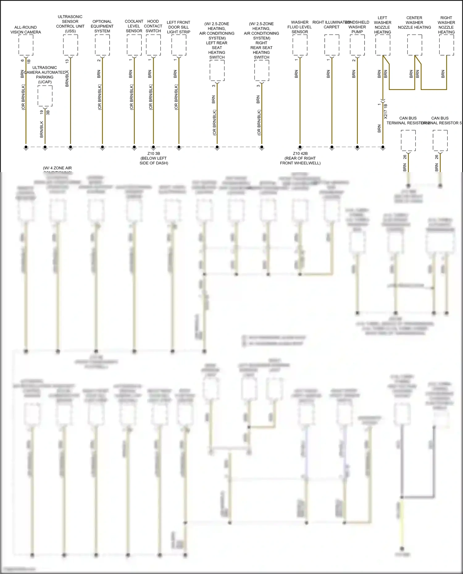 BMW X5 G18 (2022-2023) night vision electronics wiring diagram  (2 of 10)